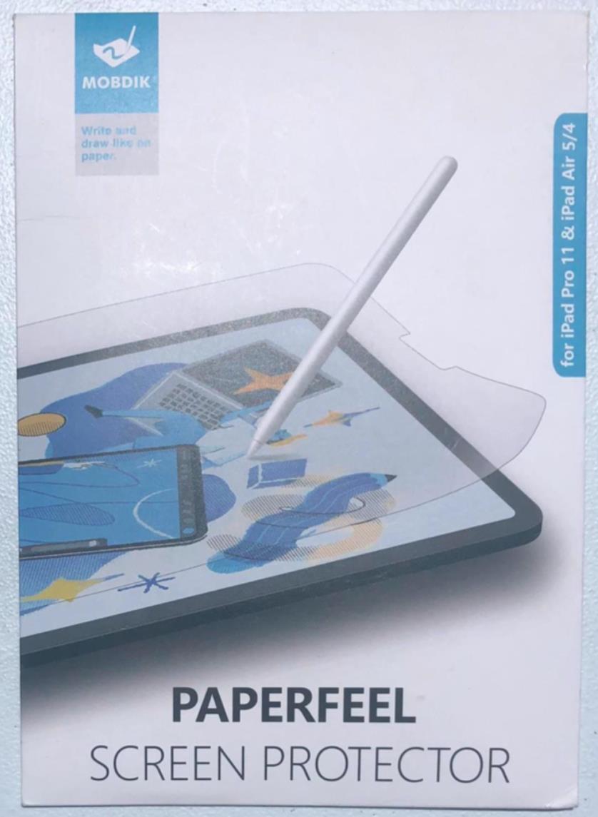 New SCREEN PROTECTOR 2-Pack For IPAD PRO 11 & IPAD AIR 4th & 5th Gen NIB Mobdik