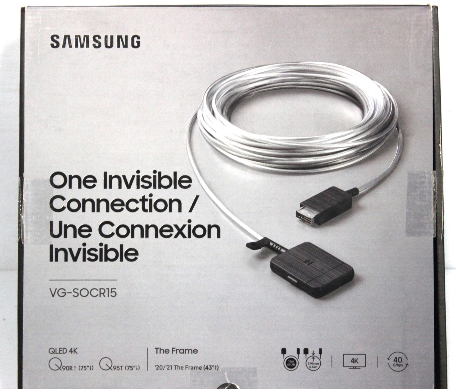 Samsung 15m One Invisible Connect Cable for QLED 4K VG-SOCR15