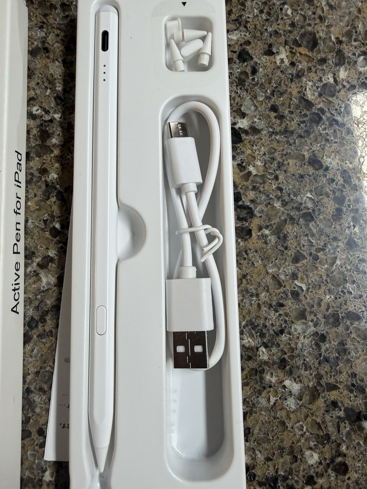 Magnetic White Active Stylus Pencil for Apple iPad Universal USB Charging