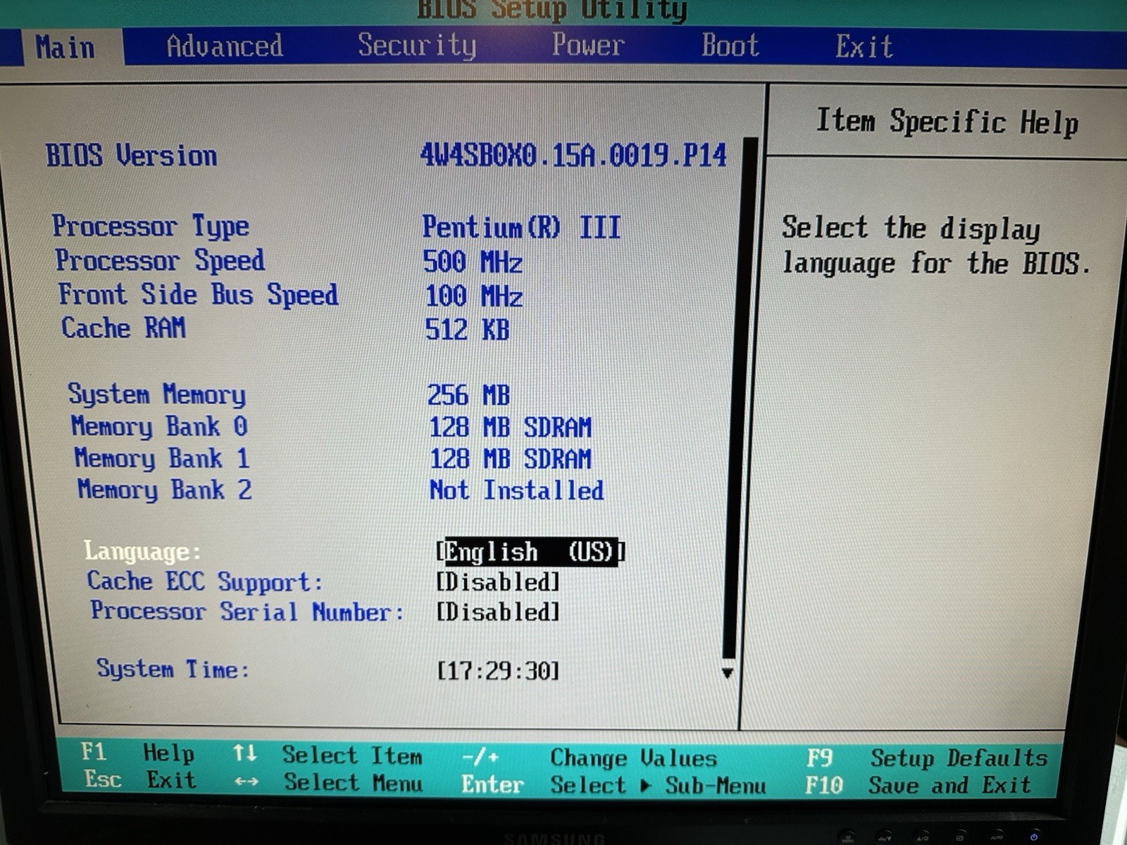 Gateway Tower GP7 500 Intel Pentium III 256MB SDRAM 60GB SSD Win98SE All Updates