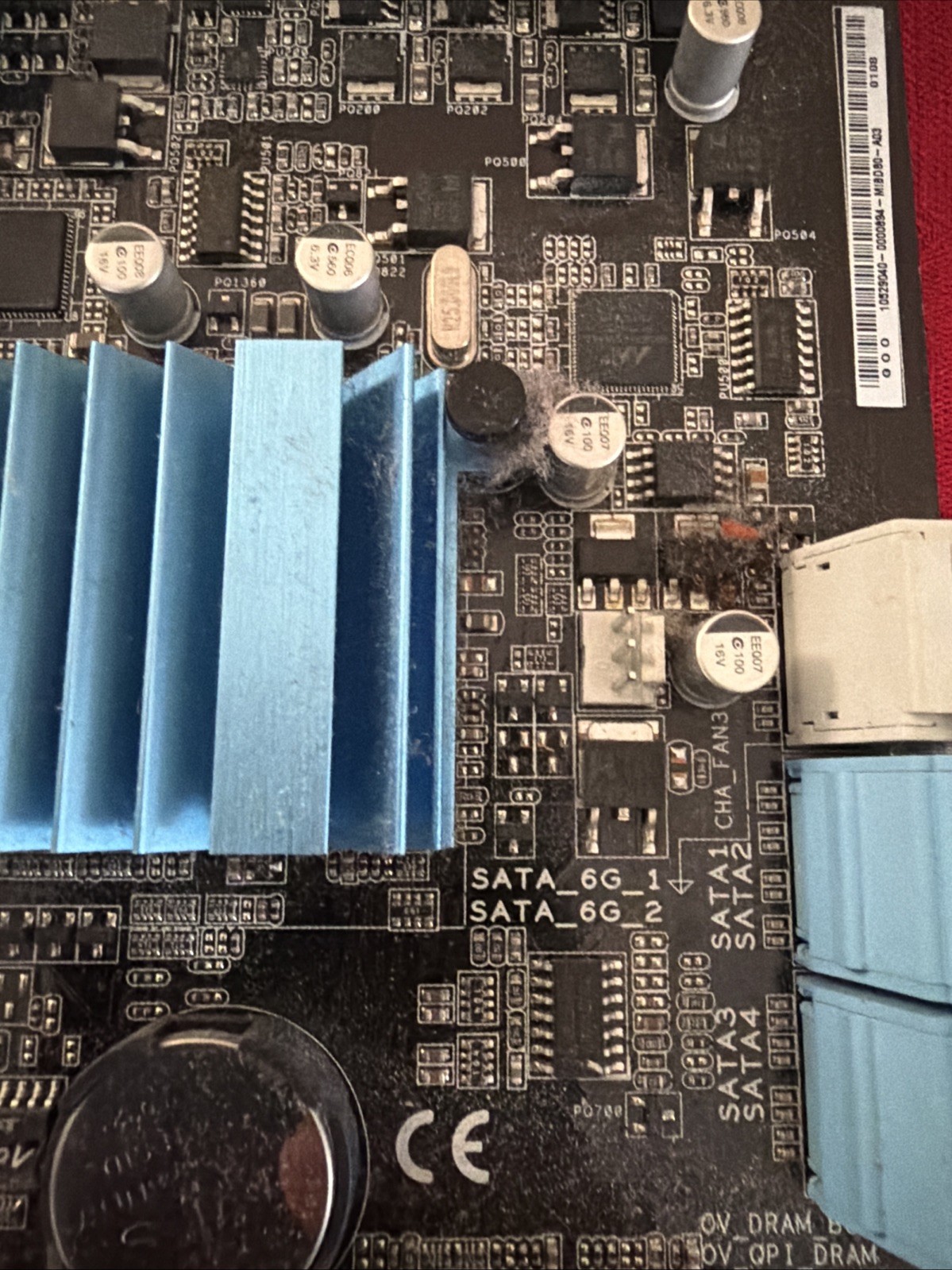 ASUS P6X58-E LGA1366 DDR3 MOTHERBOARD Used