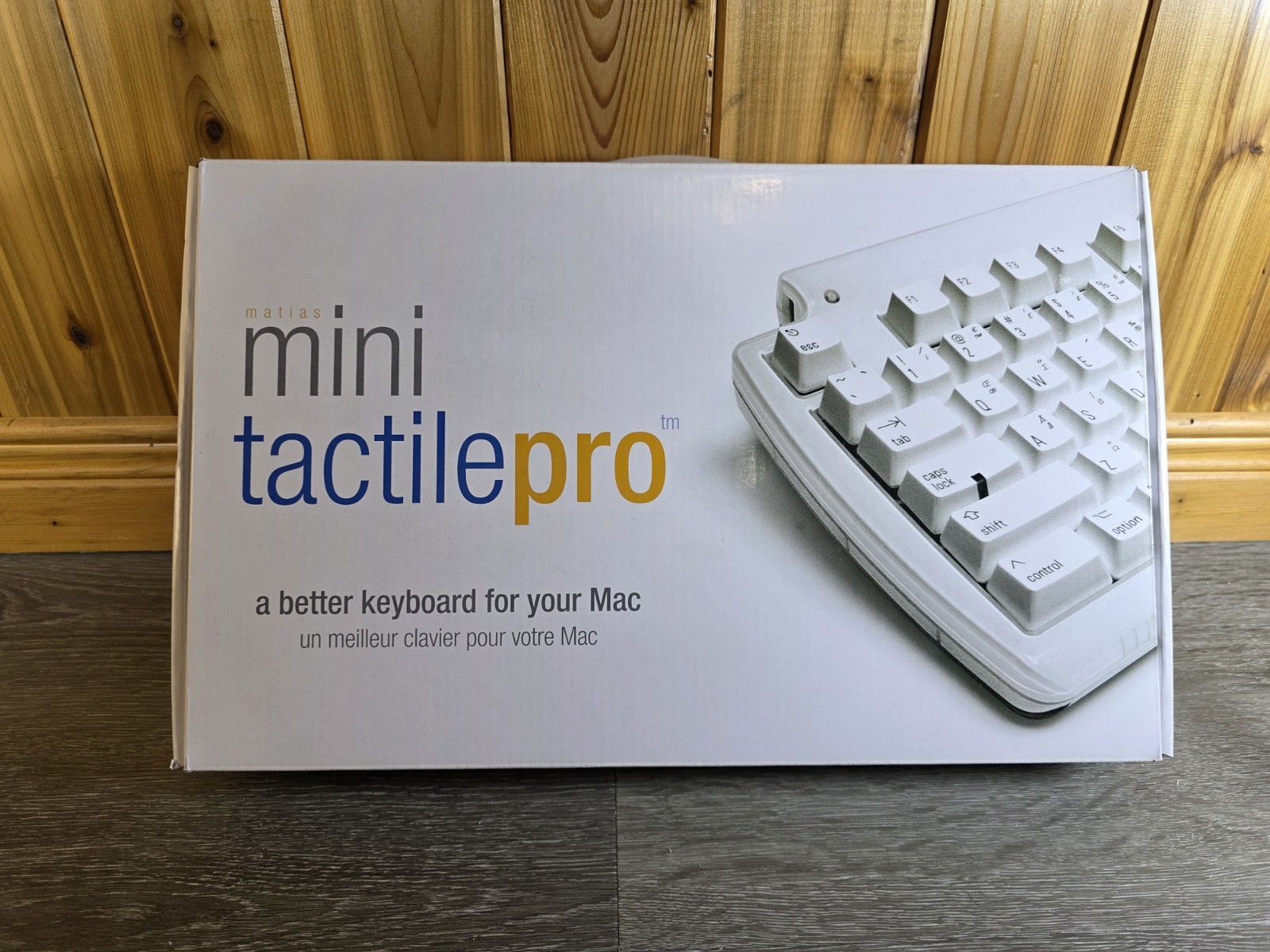 Matias Mini Tactile Pro Mechanical Keyboard for Mac ALPS Clicky FK303 White CIB