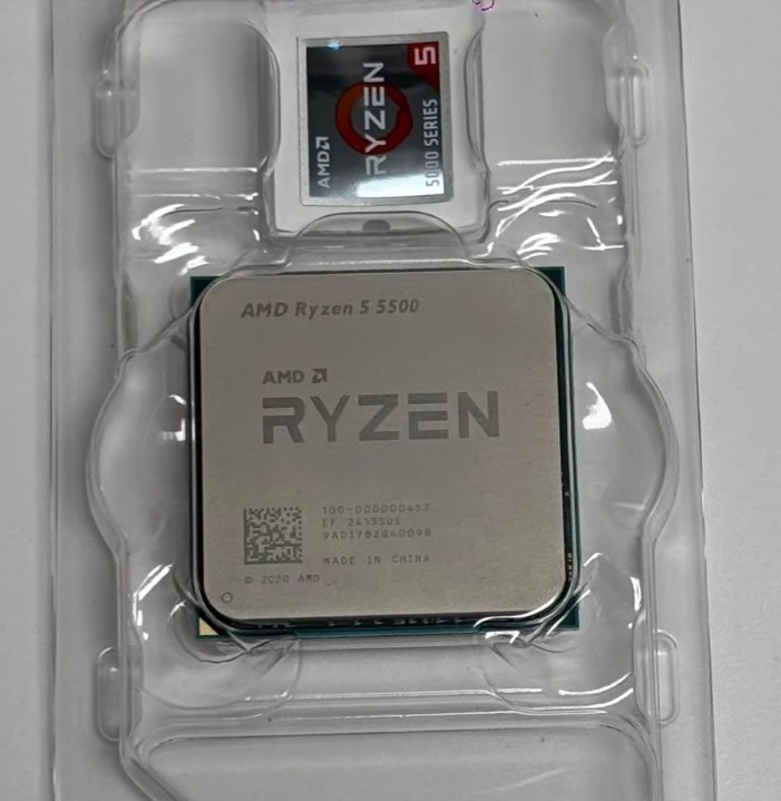 AMD Ryzen 5 5500 6Core Socket AM4 CPU Twelve-Thread 3.6GHz Processor 65W R5 5500