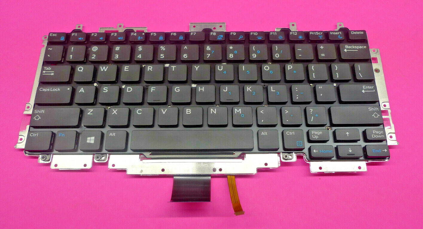 NEW Dell Latitude E5270 E7270 English Backlit Laptop Keyboard w/Bracket 950P0