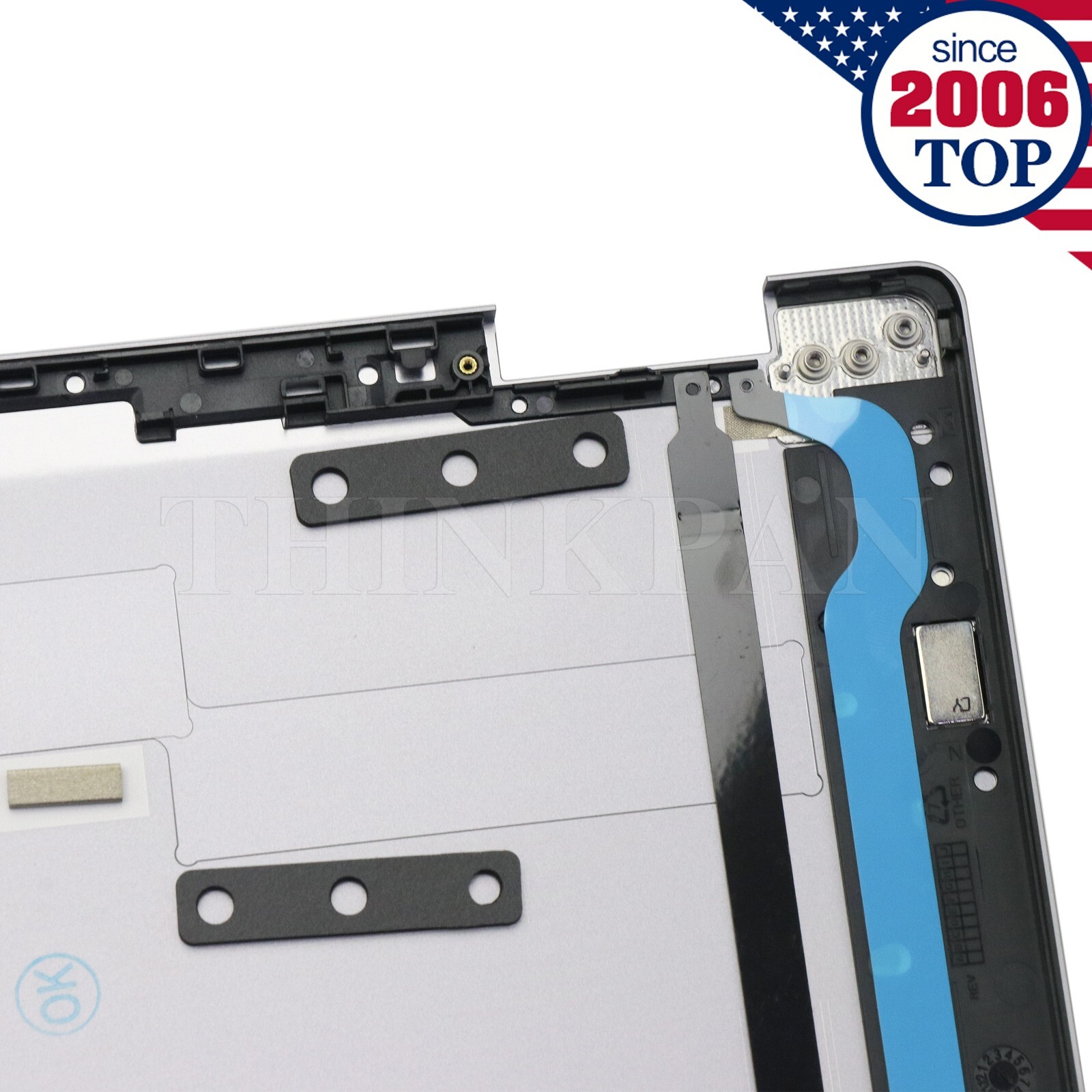 New LCD Back Cover For Lenovo YOGA 7-16IRL8 YOGA 7-16ARP8 2023 Metal Silver Gray