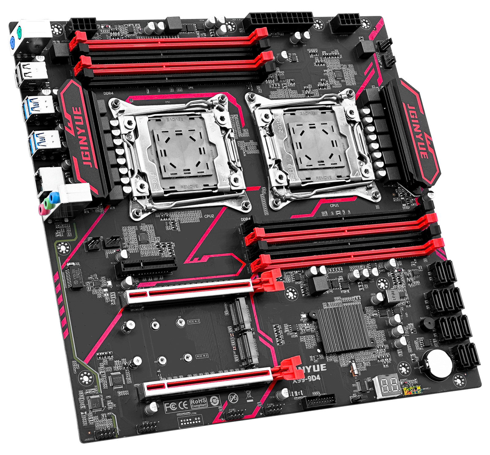 X99-9D4 Dual CPU Motherboard LGA 2011-3 Intel Xeon E5 V3 V4 DDR4 Mainboard Part