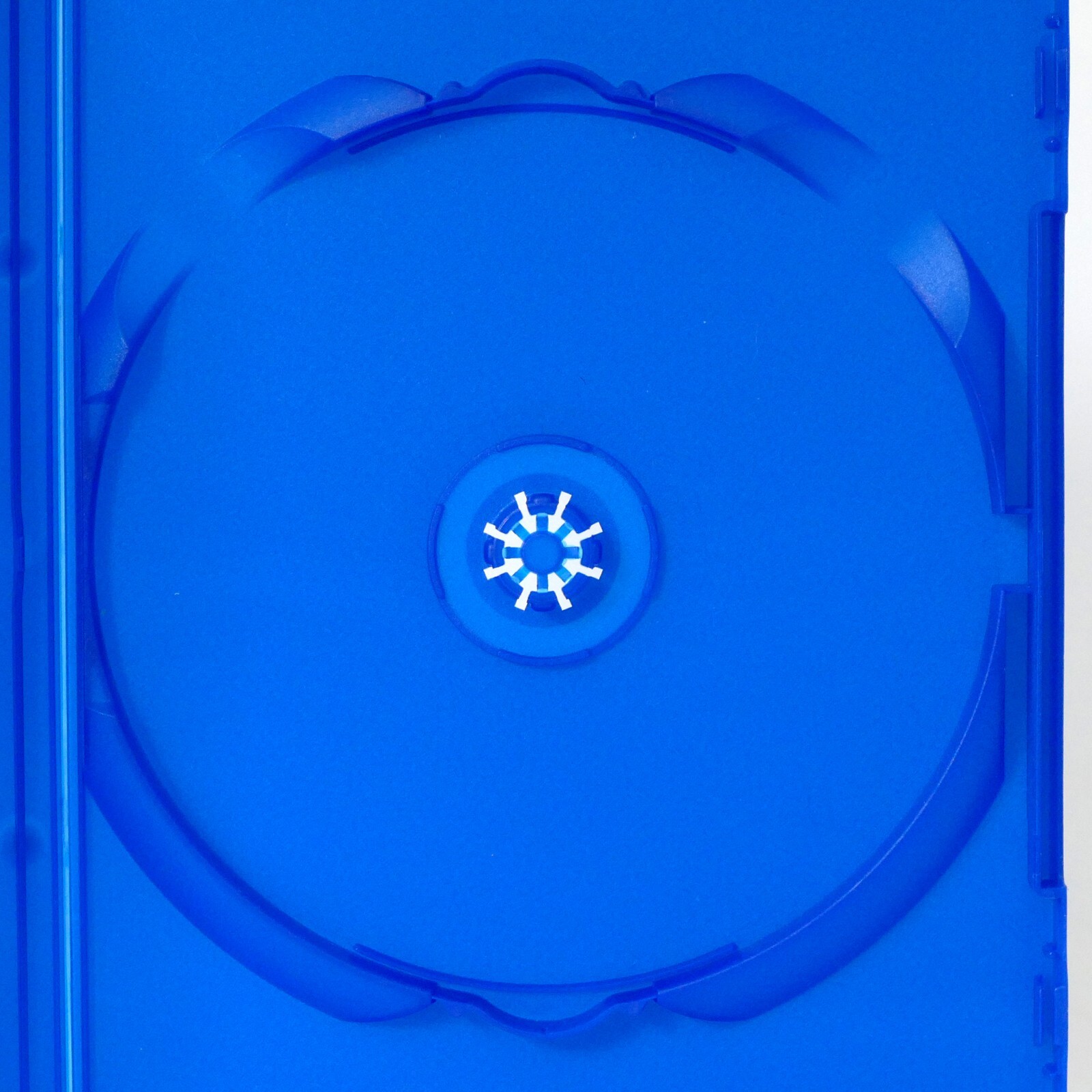 1 DARK BLUE Single US Plastic DVD Case Standard 14mm Color Sleeve Clips NEW