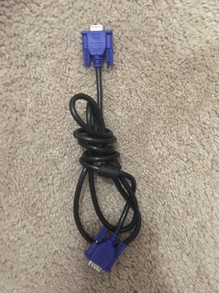 5FT 5 FT 15 PIN SVGA SUPER VGA Monitor M M Male 2 Male Cable BLUE CORD FOR PC TV
