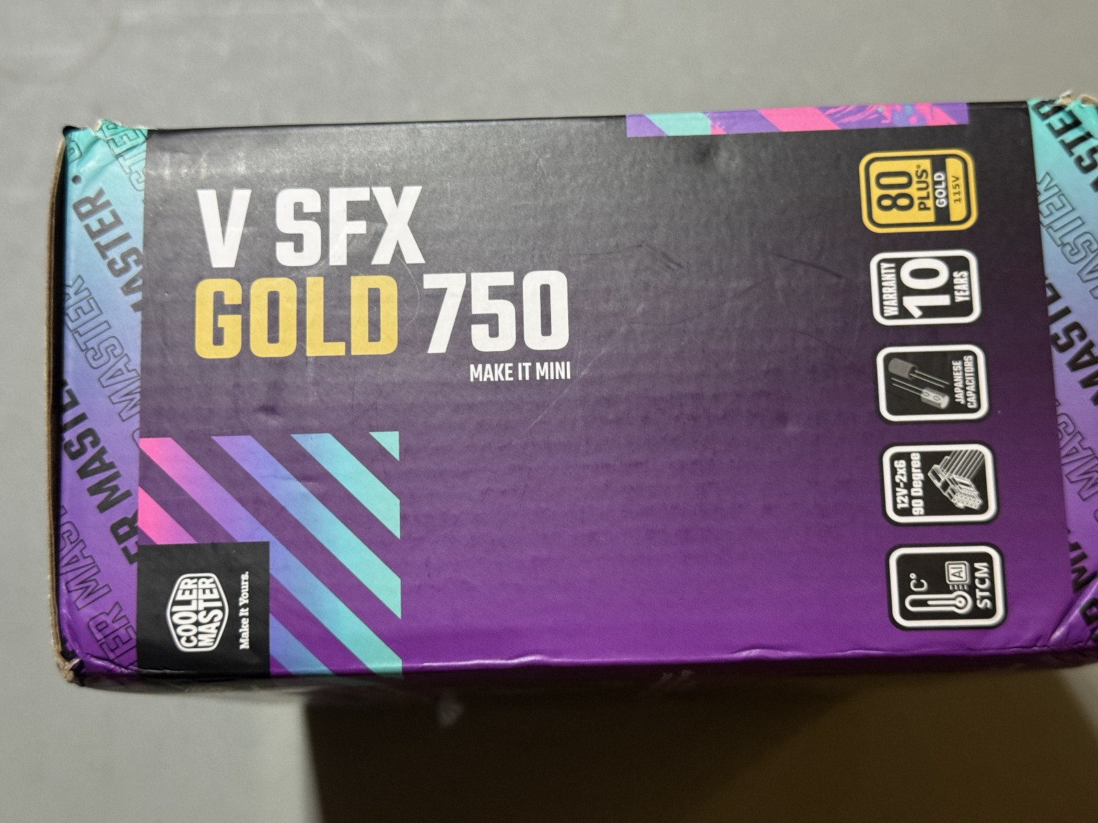 Cooler Master V SFX Gold 750W Modular PSU Black S/N MPY7501SFHAGV3U11252400177