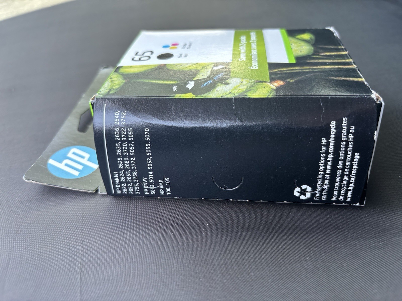 Genuine HP 65 T0A36AN Black & Tri-color Original Ink Cartridges – 2-Pack – NEW