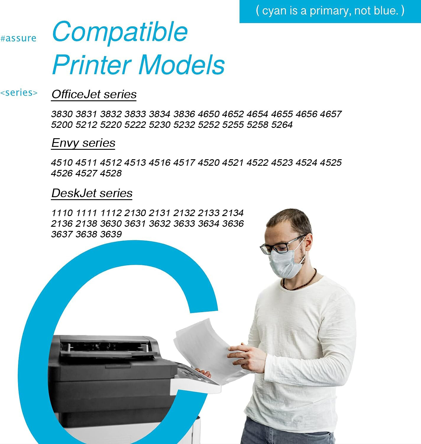 63XL Ink Cartridge For HP 63 XL OfficeJet 3830 4650 4655 ENVY 4512 4516 4520 Lot