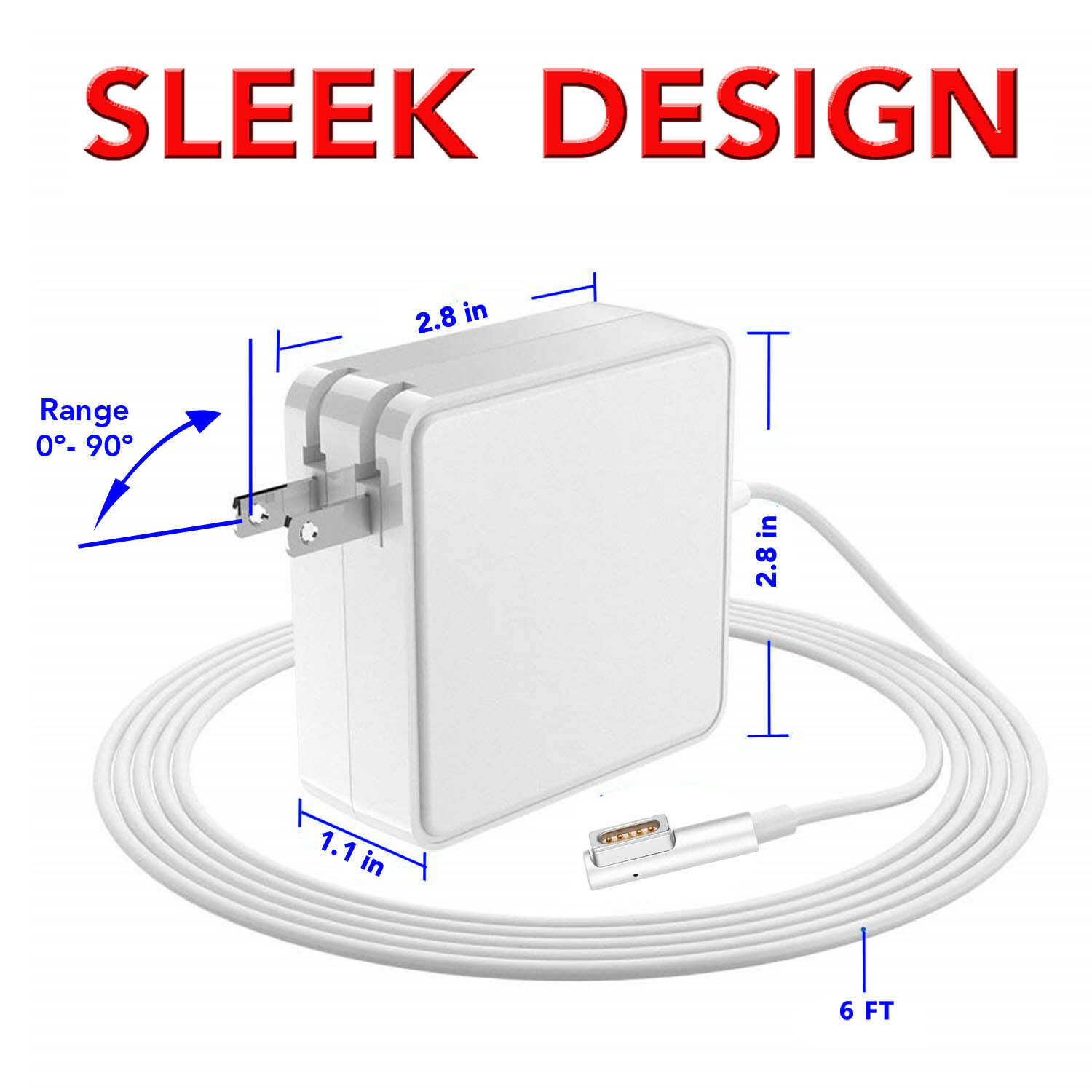 60W Charger Adapter for Apple MacBook Pro 13″ A1278 A1330 A1184 A1181 US Ship