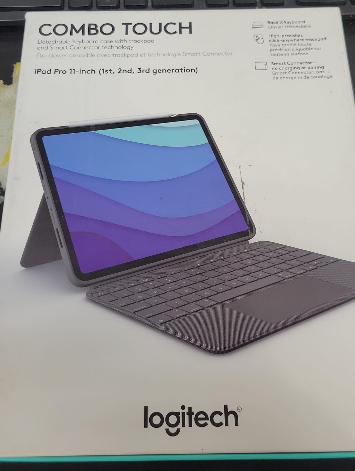 Logitech Combo Touch Keyboard Case for iPad Pro 11″ 1st 2nd 3rd Gen 920-010095