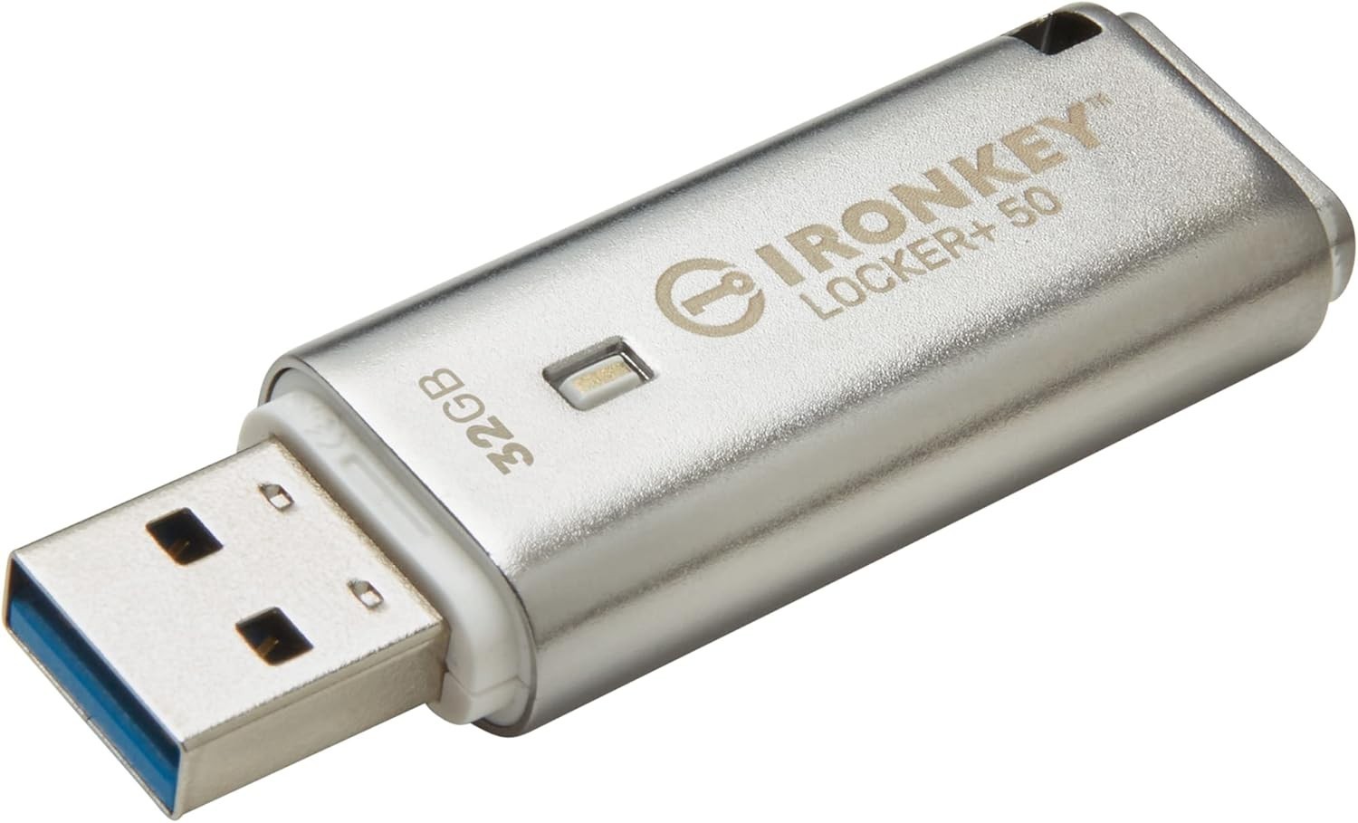 Ironkey Locker+ 50 32GB Encrypted USB Flash Drive | USB 3.2 Gen 1 | XTS-AES P…