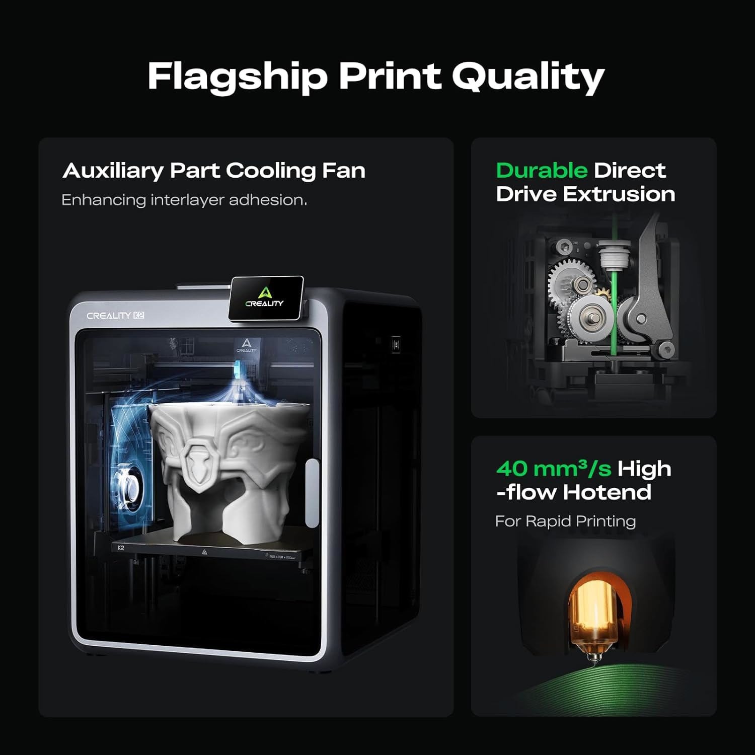 【Refurbished】Creality K2 Combo 3D Printer 600 mm/s up to 16 Colors with CFS