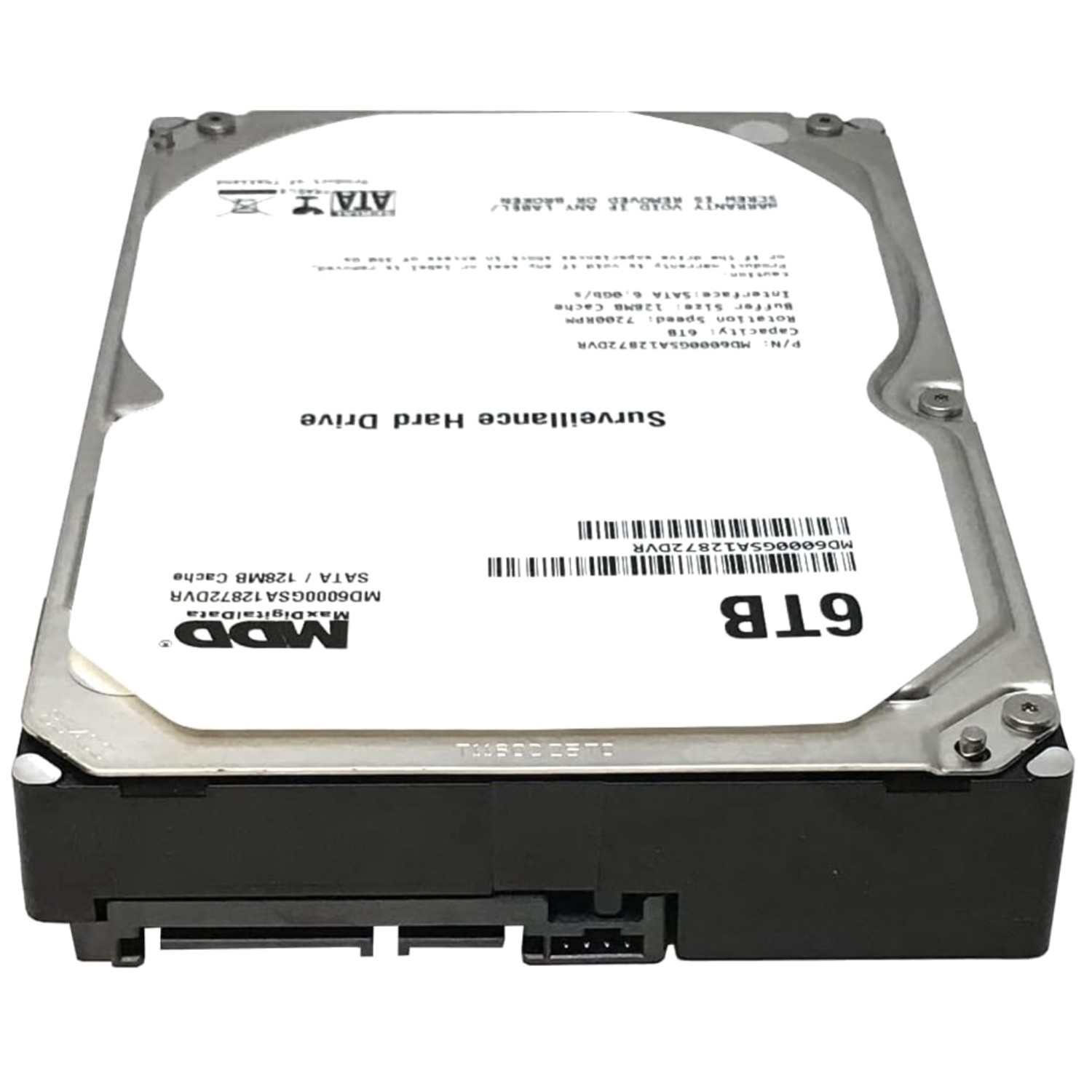 MaxDigitalData 6TB 7200RPM 128MB Cache SATA 3.5″ HDD