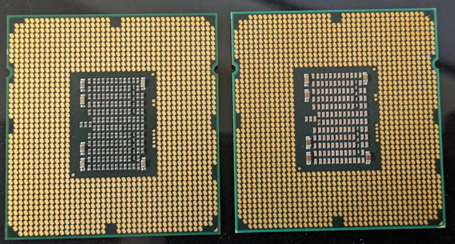 Matching pair Intel Xeon E5620 2.4GHz LGA1366 Westmere EP