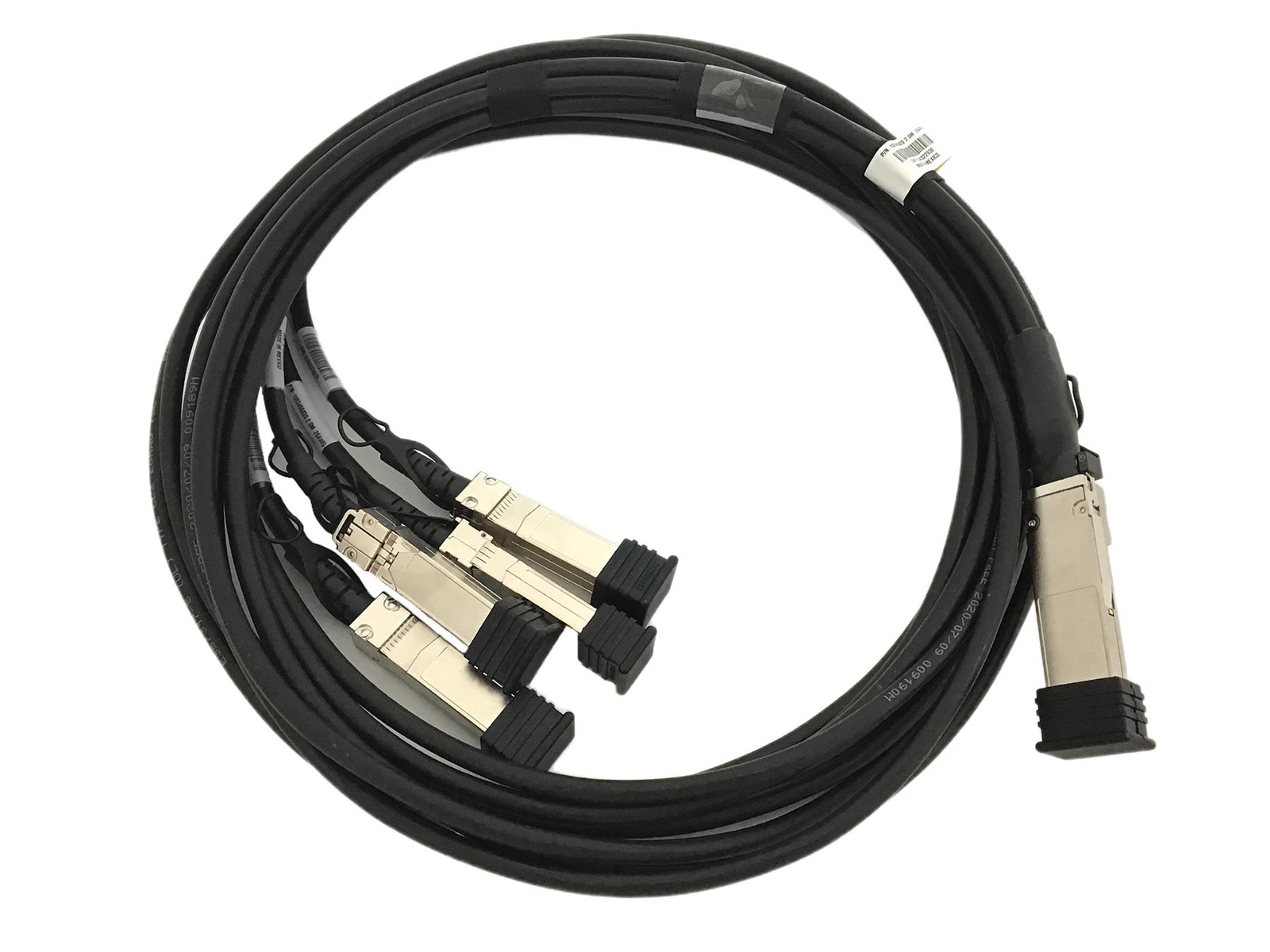 New Genuine Molex 100GbE QSFP28 to 4x SFP28 2M Breakout DAC Passive Copper Cable