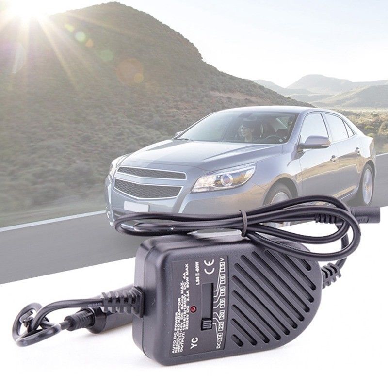 80W Universal Car Charger Power Supply Adapter For Laptop SONY HP IBM Dell US