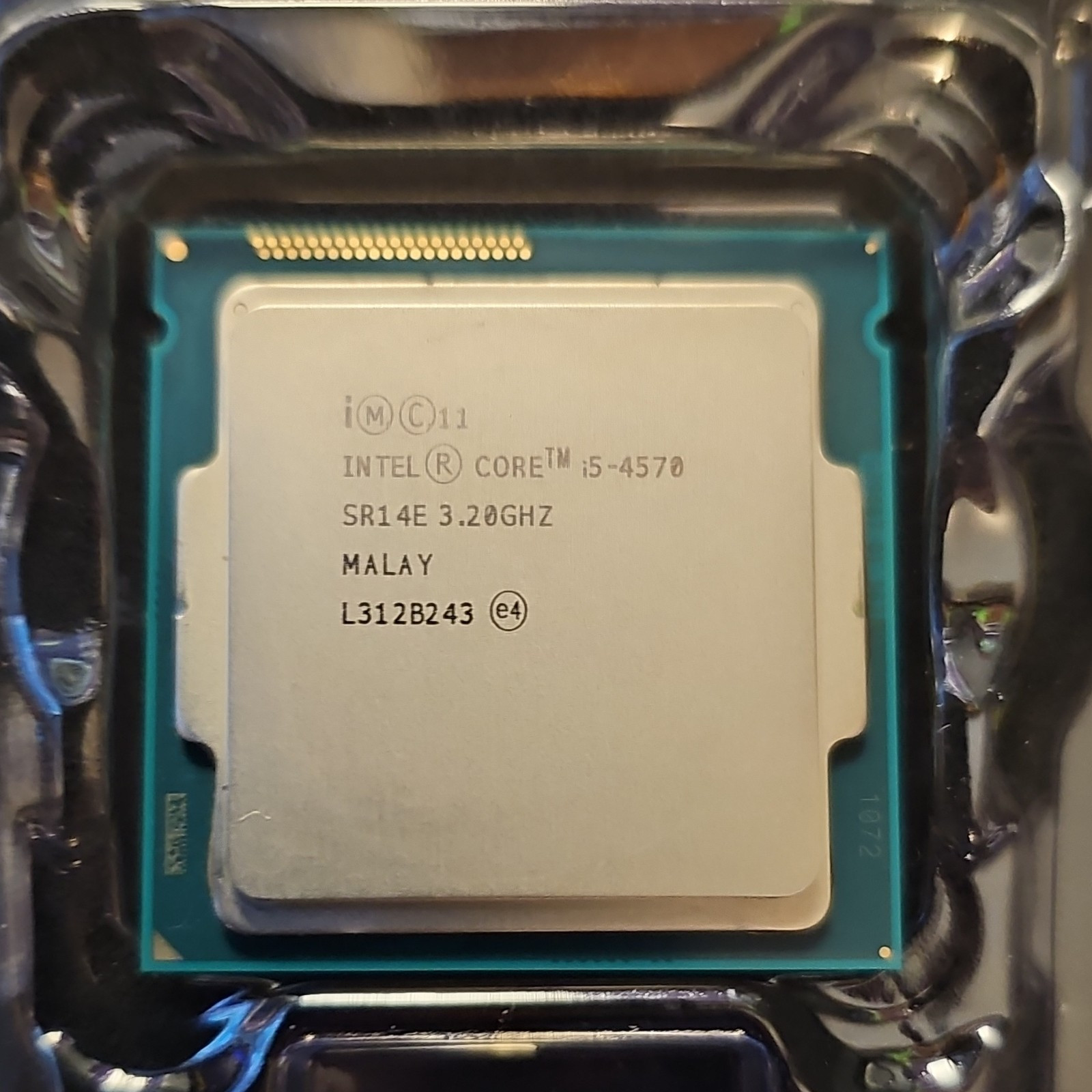 Intel Core i5-4570 CPU 4th Gen Core i5 3.20GHz SR14E Processor LGA1150 Untested