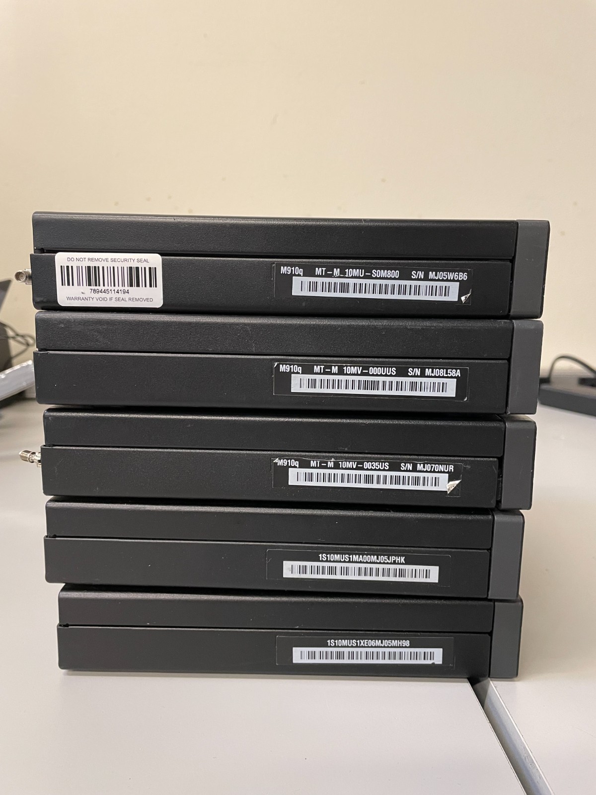 For Parts ONLY- Not Working Broken- Set of 5- None Work-No OS-NO OS-No COA