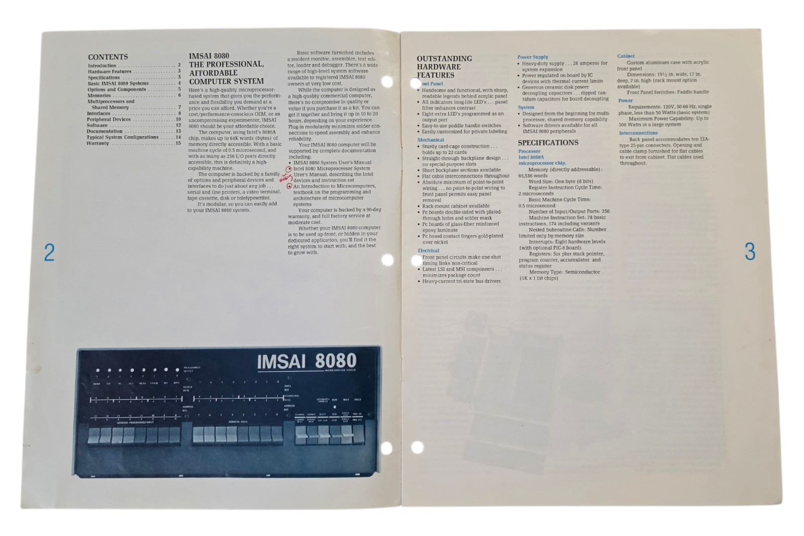 Original IMSAI 8080 Documentation Archive 1976-1978 Manuals Brochures Errata