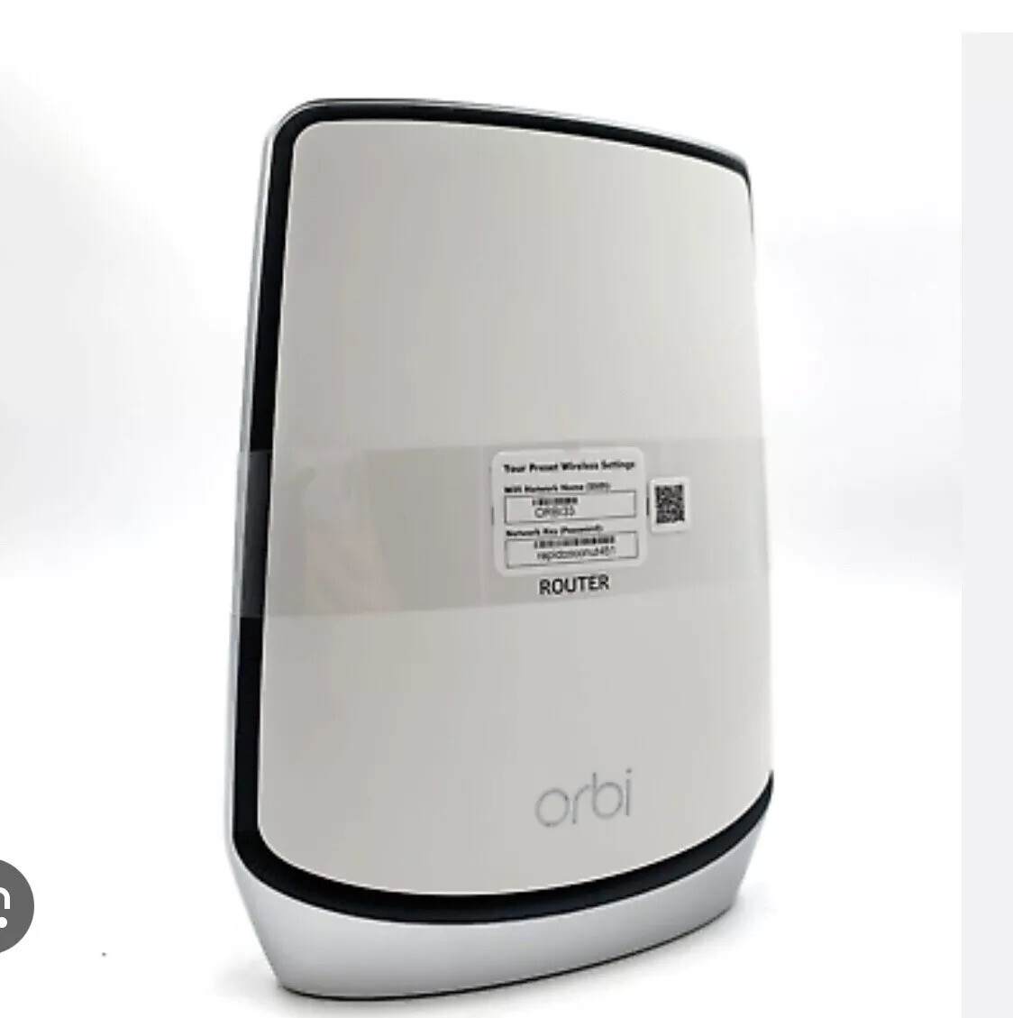 Netgear Orbi AX6000 TriBand Mesh Wifi6 Router RBR850 New Open Box