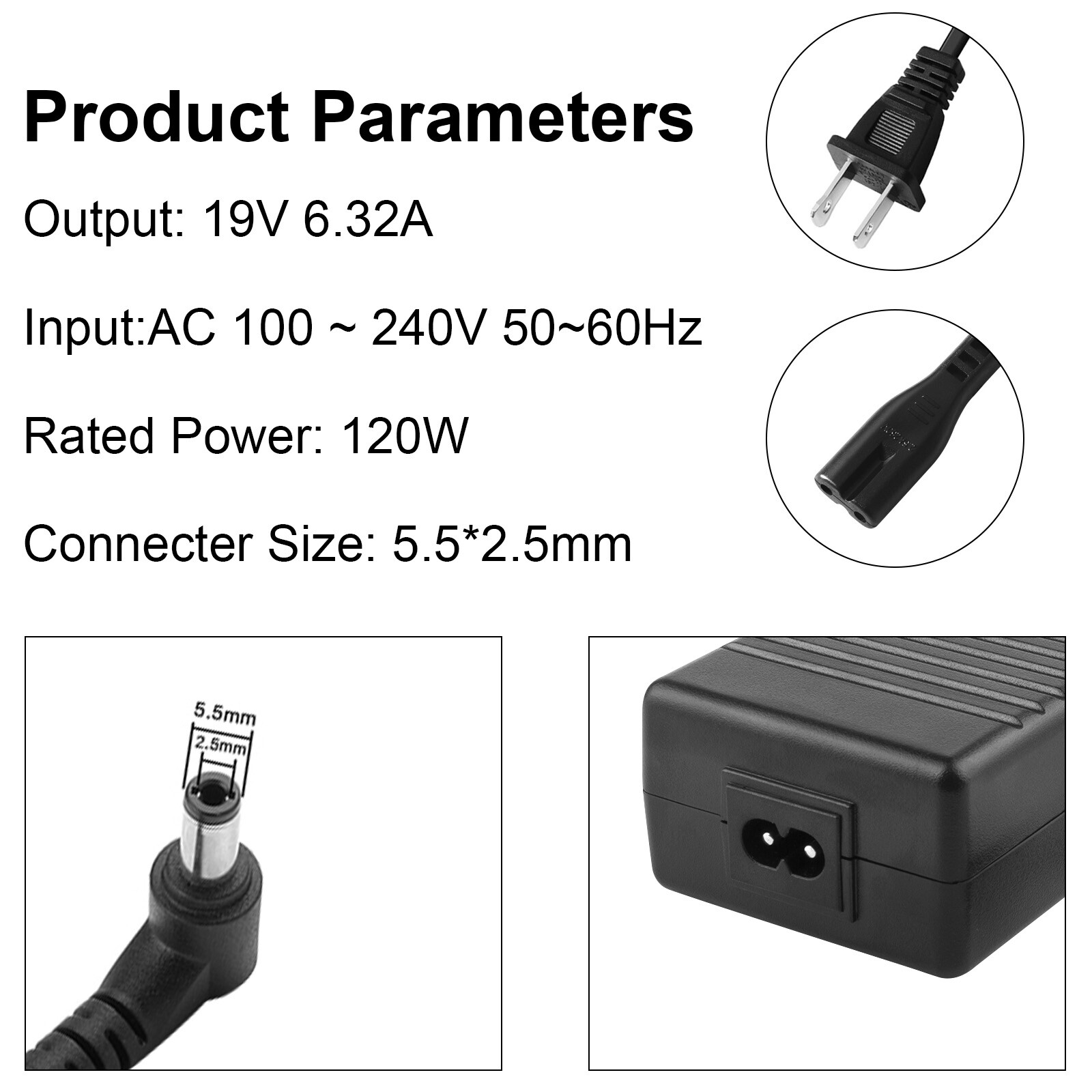 120W AC Adapter for MSI GE60 GE70 2OE GP60 GP70 GS60 GS70 Stealth Power Charger