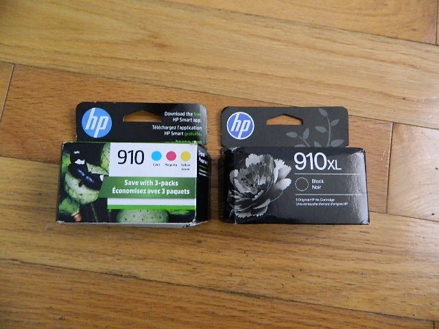 2027 GENUINE SET 4 HP 910XL/910 Cartridges OfficeJet 8020-8028 8035 FACTORY SEAL