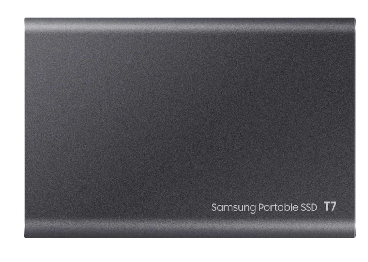 SAMSUNG T7 Portable SSD, 2TB External Solid State Drive, MU-PC2T0T/AM GRAY