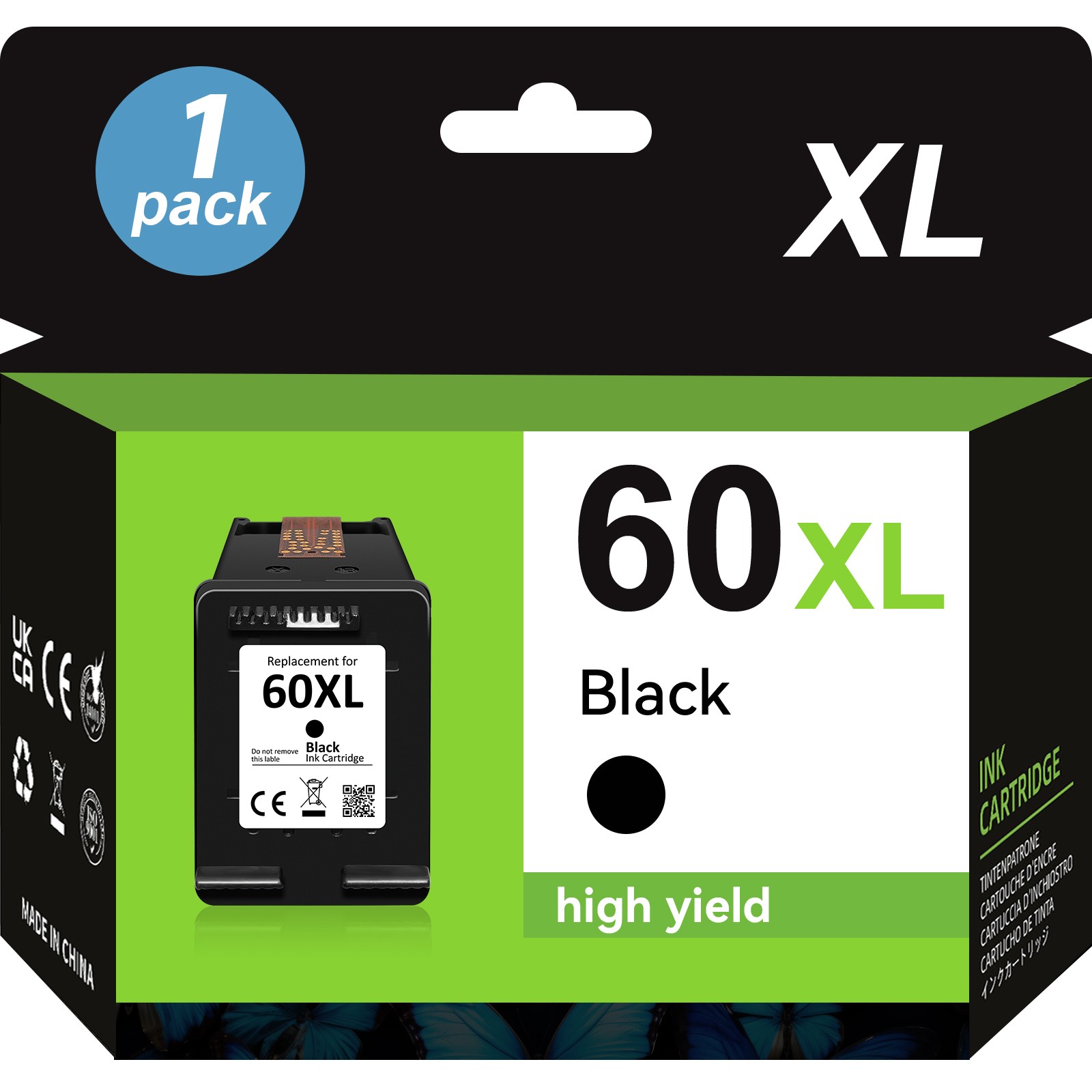 60XL Ink Cartridges for HP 60 XL for HP PhotoSmart ENVY D2545 F4272 C4795 F4280