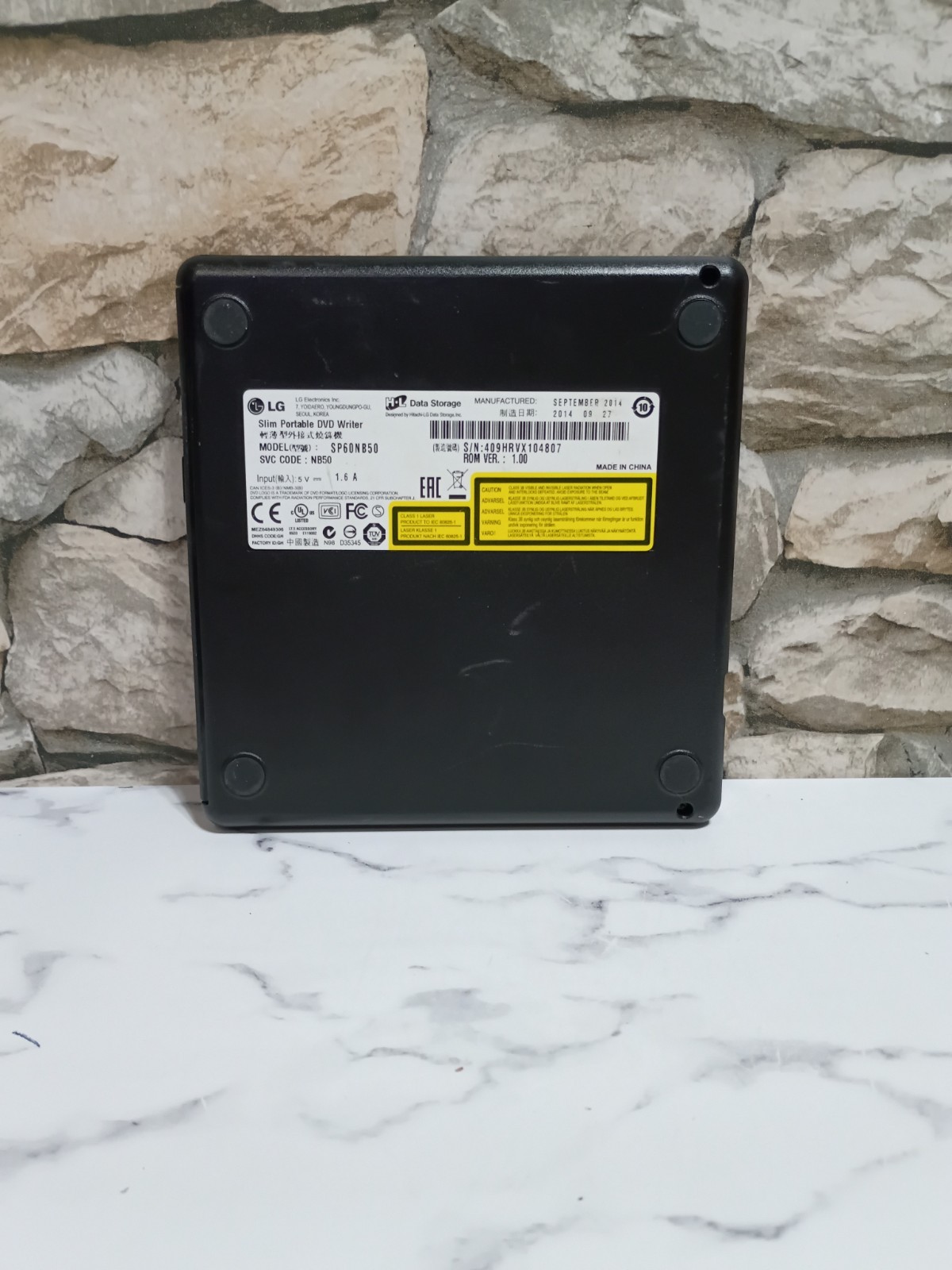 LG SP60NB50 Slim Portable DVD writer