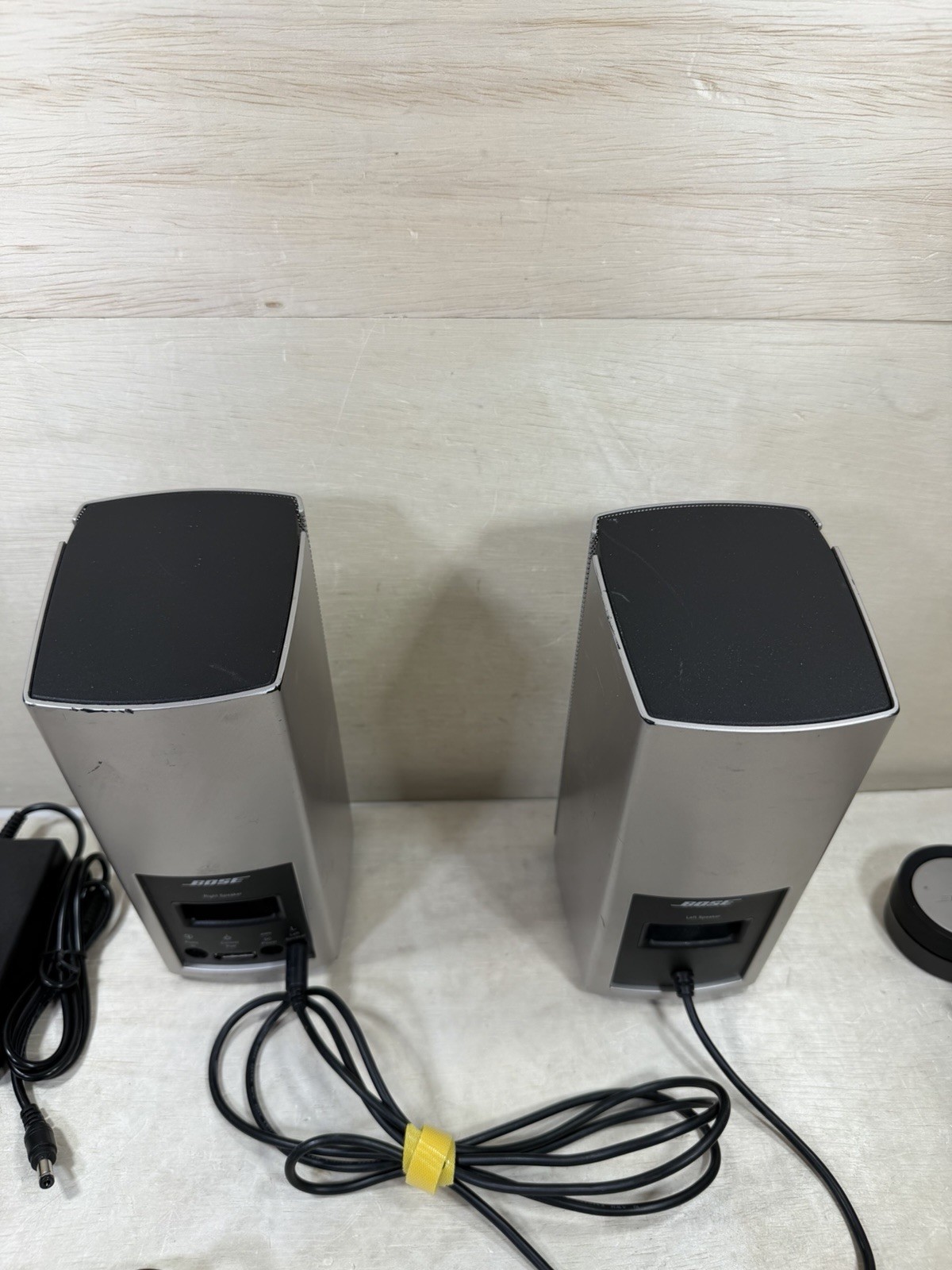 Bose Companion 20 Multimedia Computer Speaker System Silver, Wires, Pod – Tested