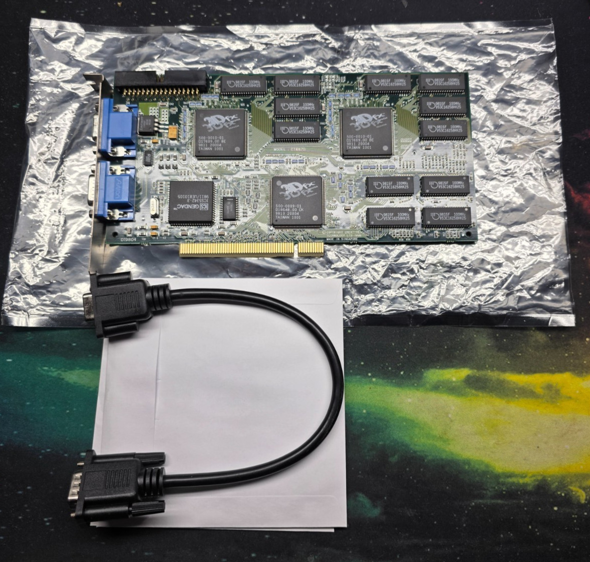 Creative 3D Blaster 3Dfx Voodoo 2 12Mb CT6670 Tested working w/Cable & Software