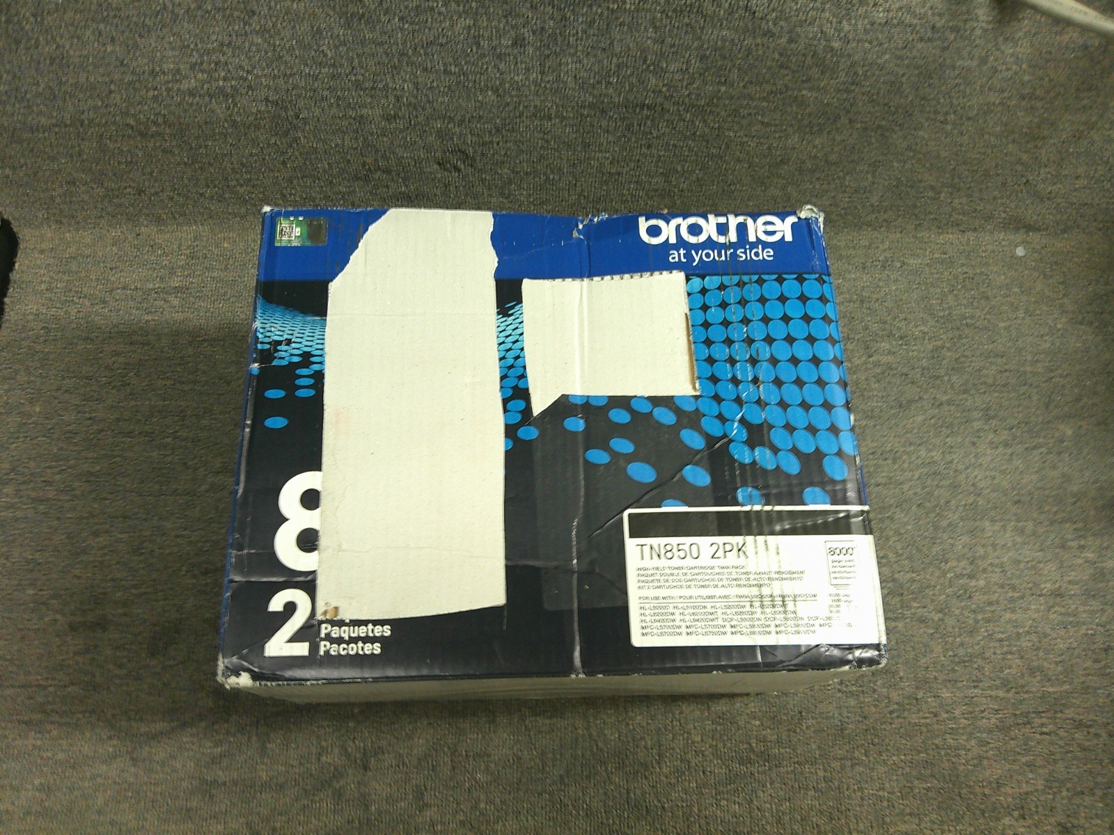 TN850 850 New Genuine Brother (2pack) High Yield Black Toner Cartridges