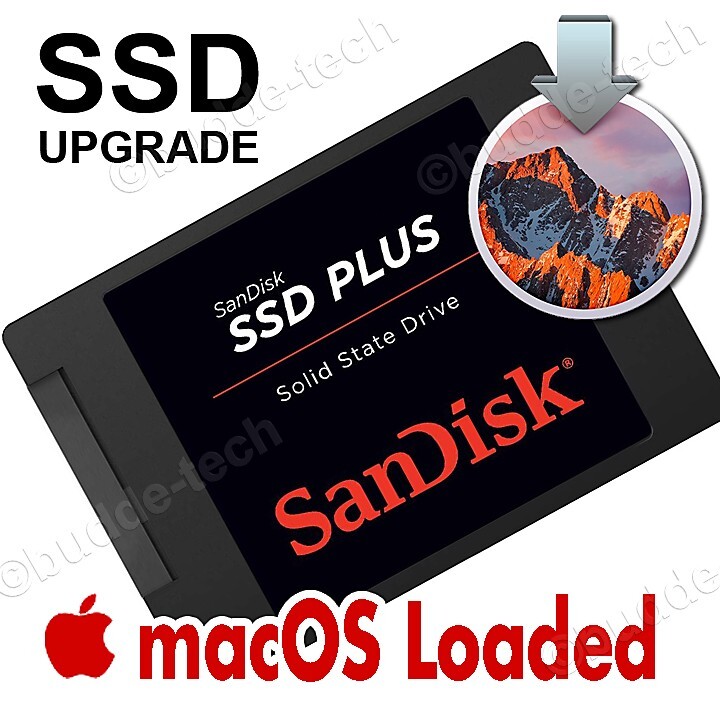 250GB SSD 2.5” – Macbook Pro 2010 2011 2012 High Sierra 10.13 solid state drive