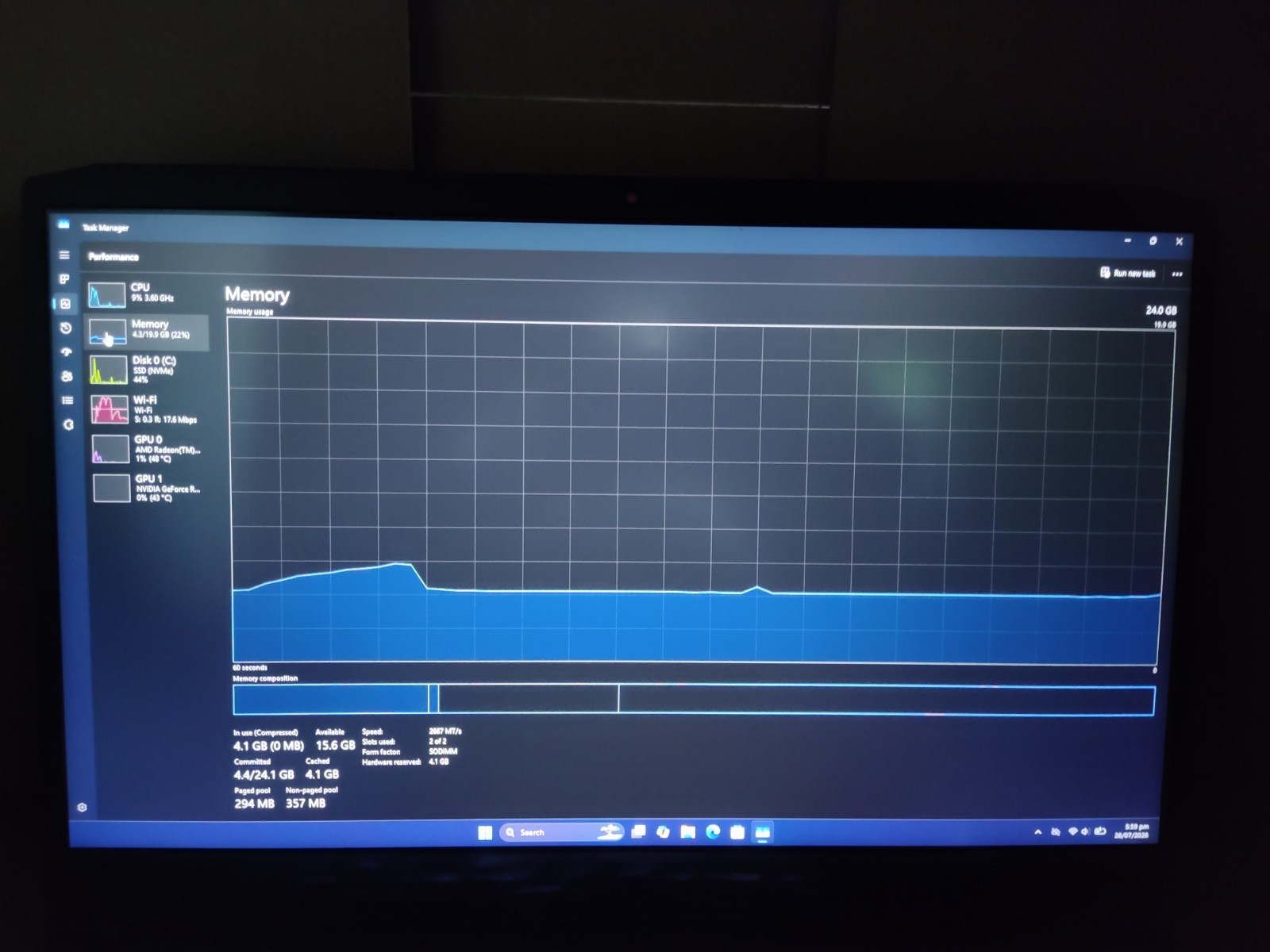 Lenovo IdeaPad Gaming 3 15.6in Ryzen 5 5600H RTX 3050 Ti 24GB 256GB NVME