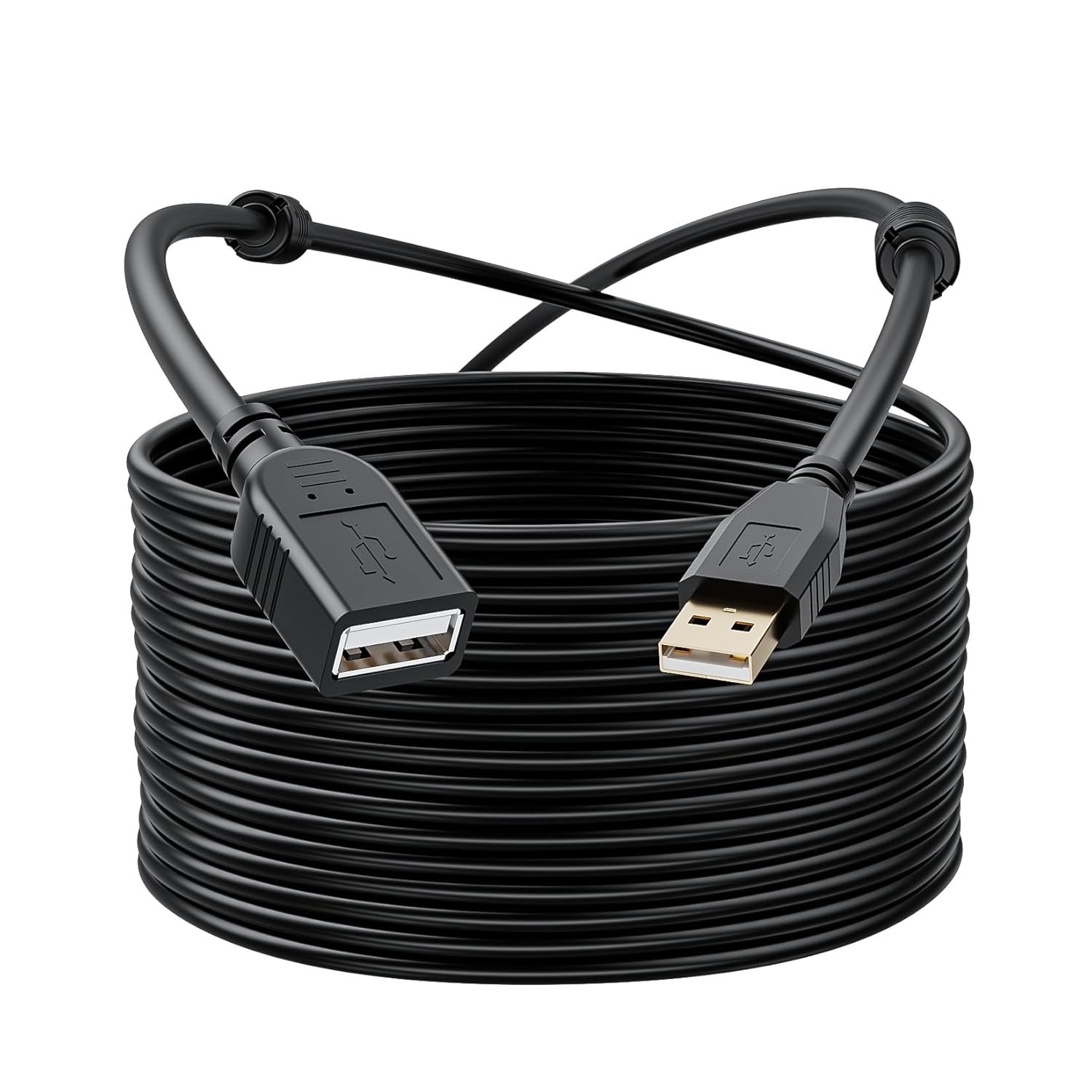 30FT USB 2.0A Male to Female Extension Cable USB For Flash/Hard Drive Keyboard
