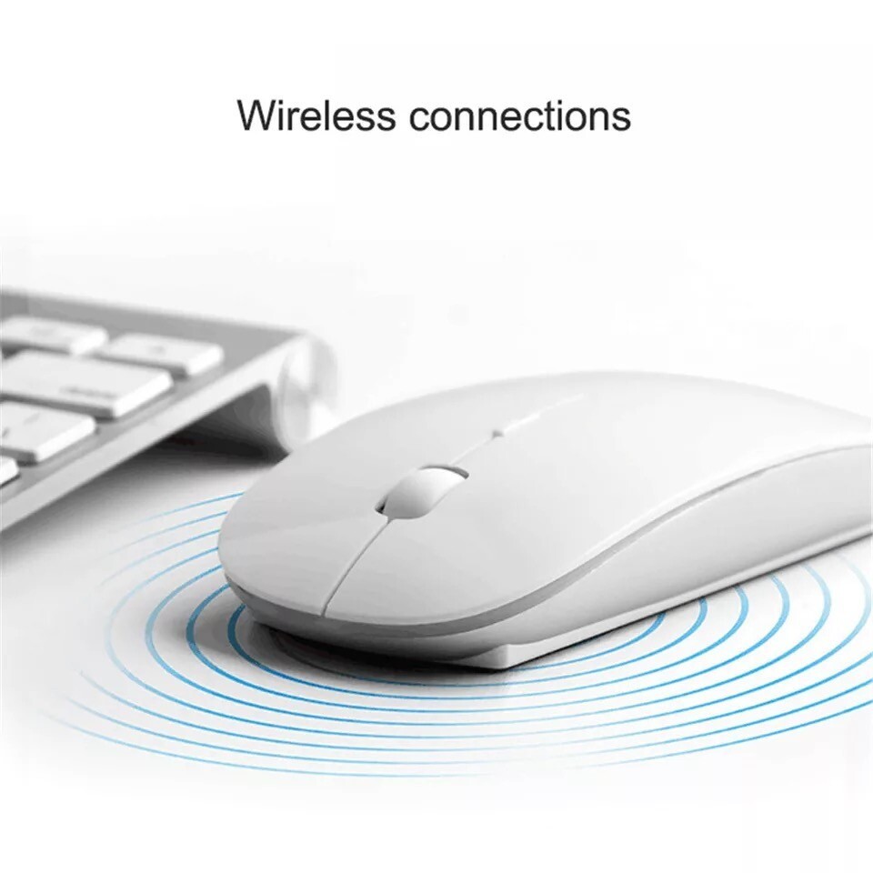 Slim 2.4GHz Optical Wireless Optical Mouse USB Receiver For Laptop PC DELL ACER
