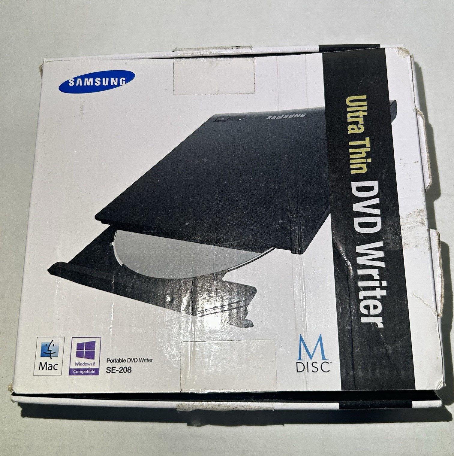 Samsung Ultra Thin SE-208 Slim USB-Powered External DVD/CD Writer Black