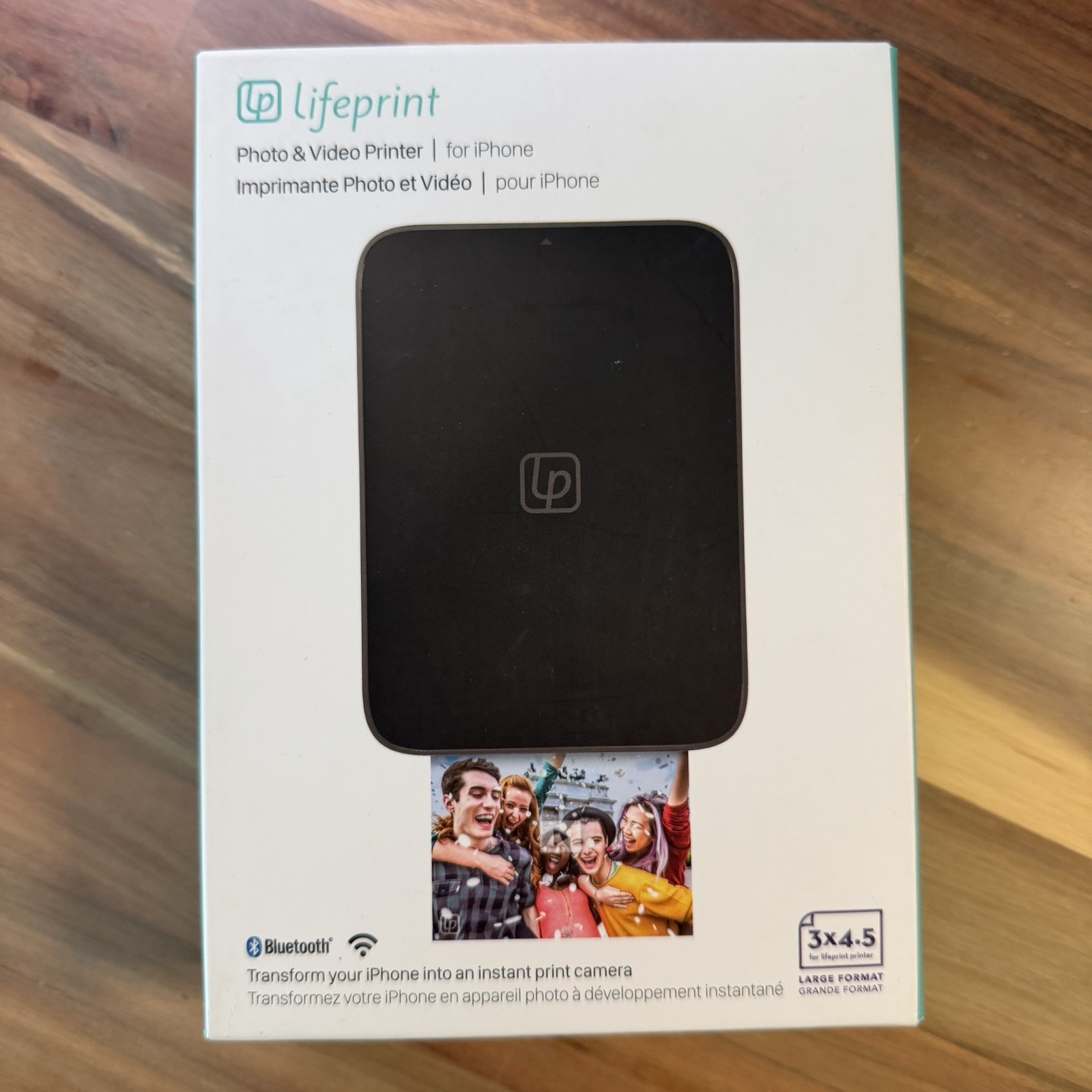 Lifeprint 3×4.5 Portable Printer for iPhone & Android With Photo Paper