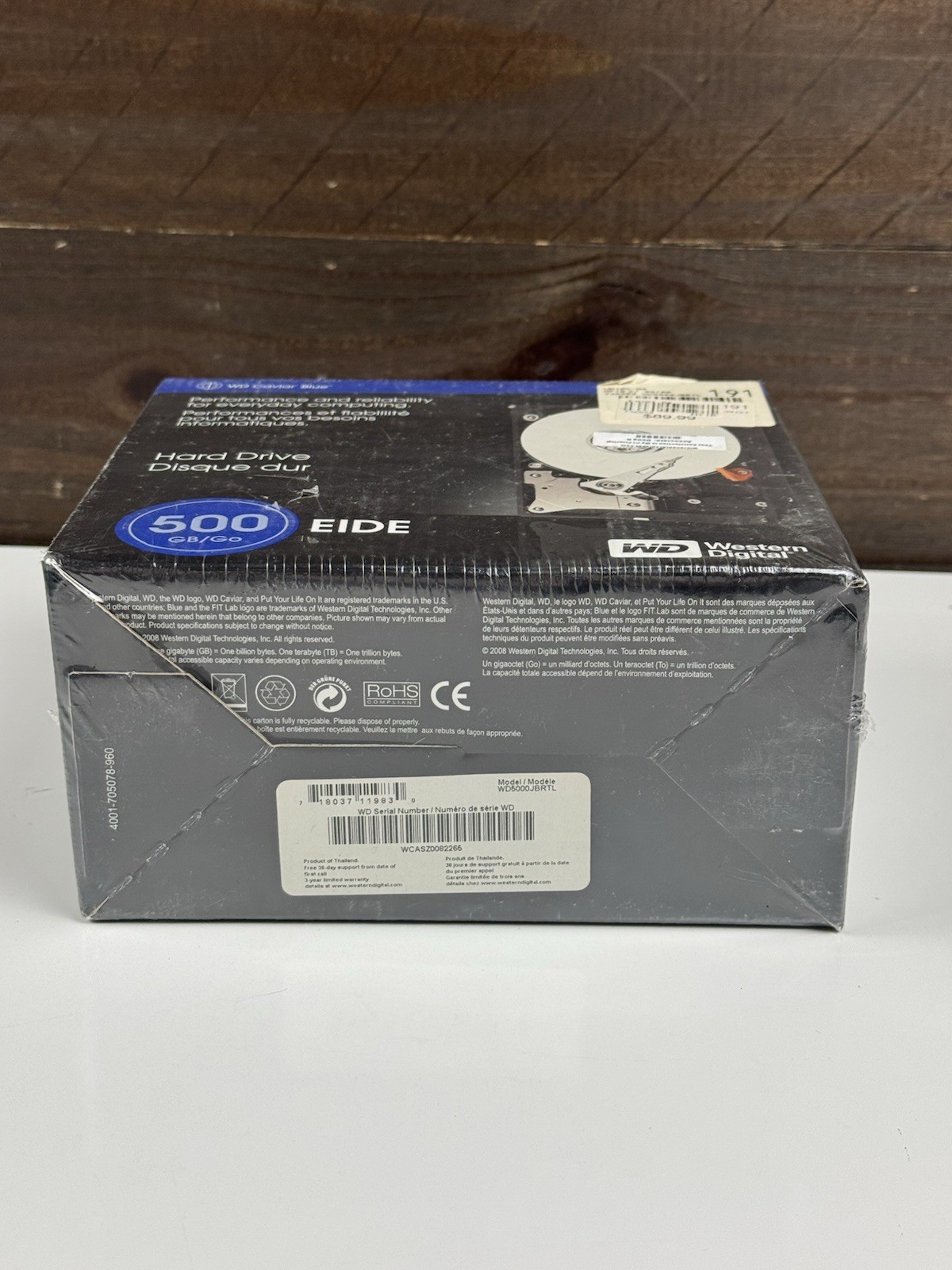 Western Digital Caviar Blue 500 GB Hard Drive EIDE 7200RPM 3.5″ WD5000JBRT