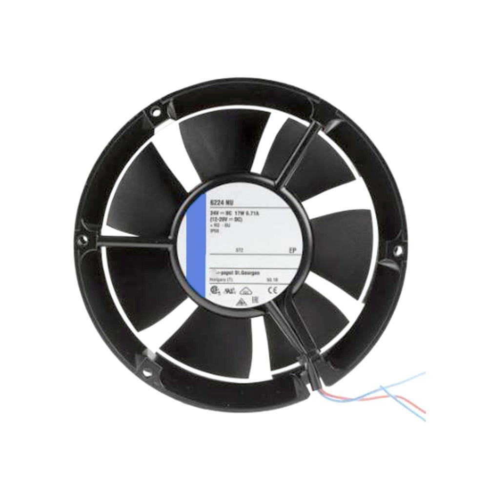 Cooling Fan For Ebmpapst 6224NU DC24V 0.71A 17W 17CM New