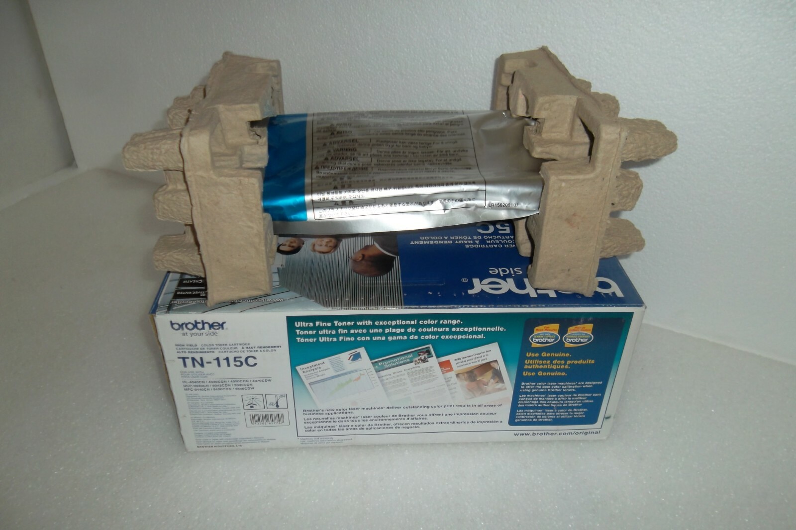 Brother TN-115C Toner Cartridge Cyan High-Yield MFC-9440CN HL-4070CDW TN115C NEW