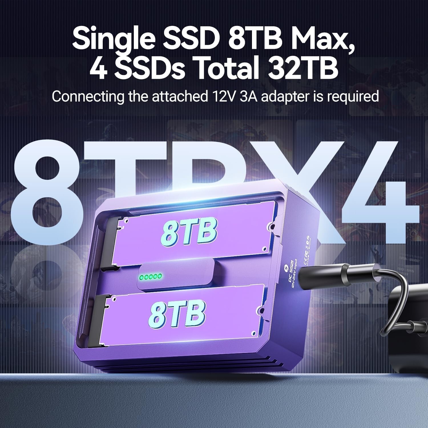 ITGZ USB 4.0 Thunderbolt NVMe 40Gbps M.2 SSD enclosure ASM2464 EGPU