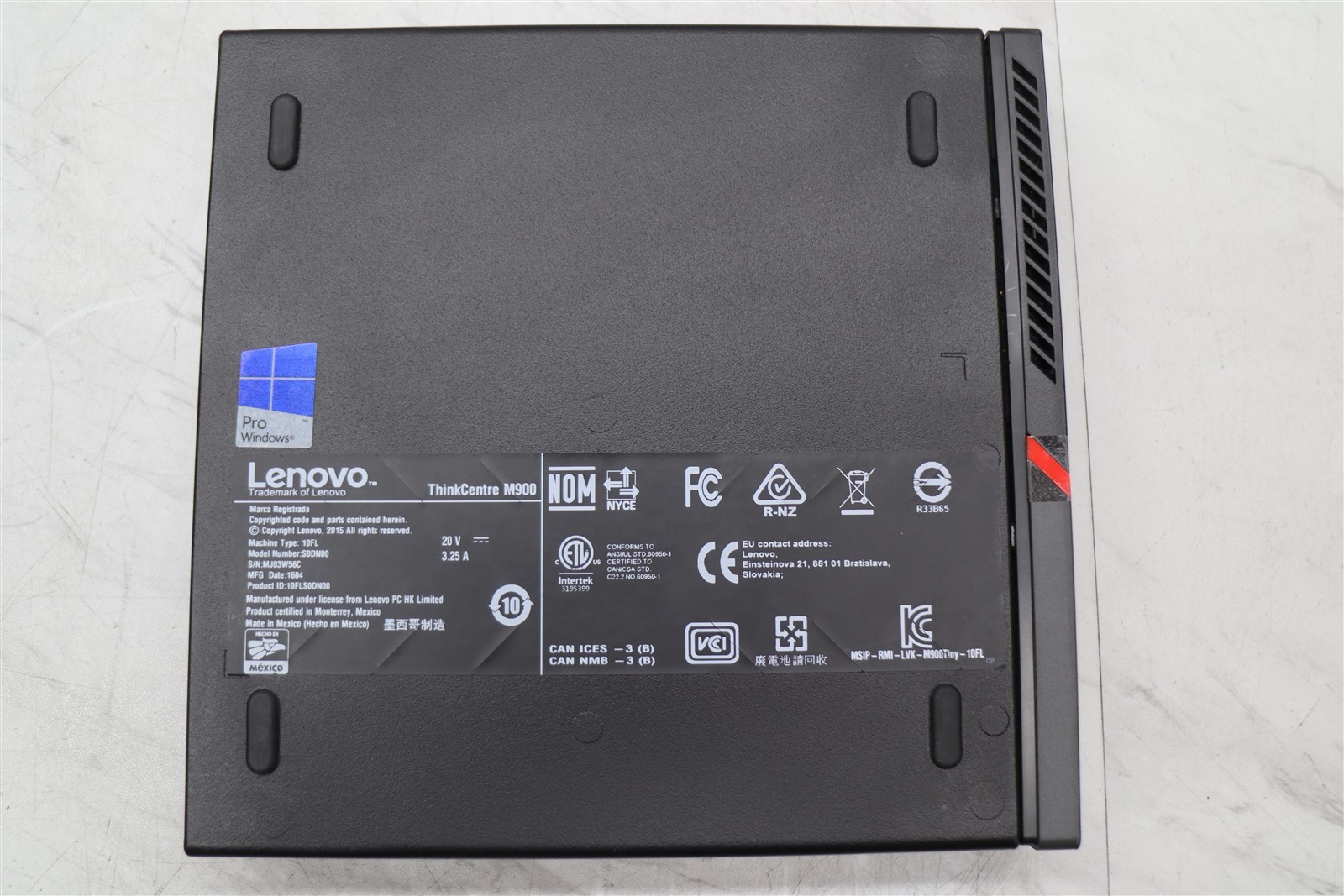 3 LOT – Lenovo ThinkCentre M900 Mini PC Computer i5-6500T 2.50GHz 8GB w/ Adapter