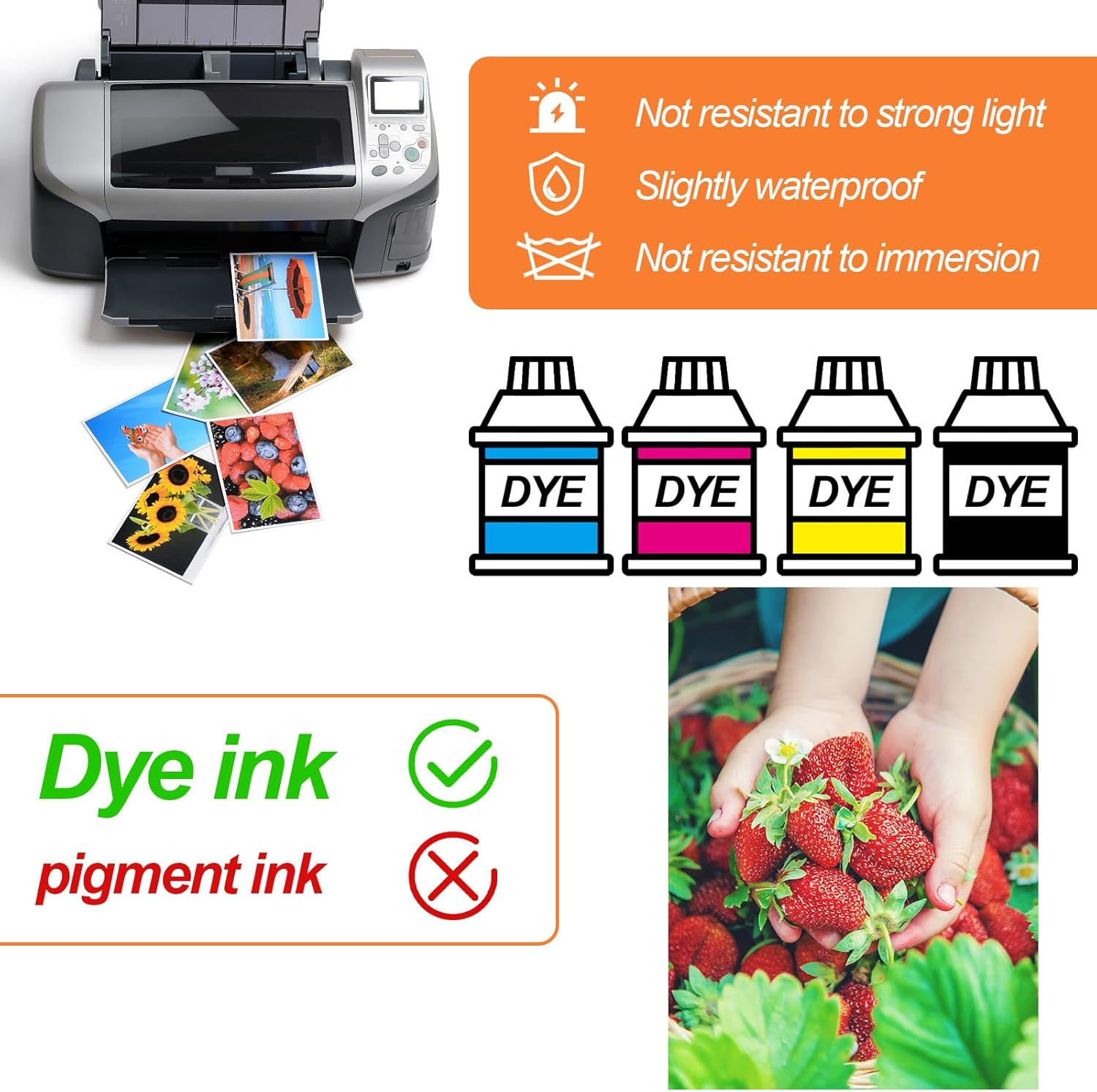 150 Sheets Glossy Photo Paper, 4 X 6 Inch, Photo Paper for Printer, Photo Printe