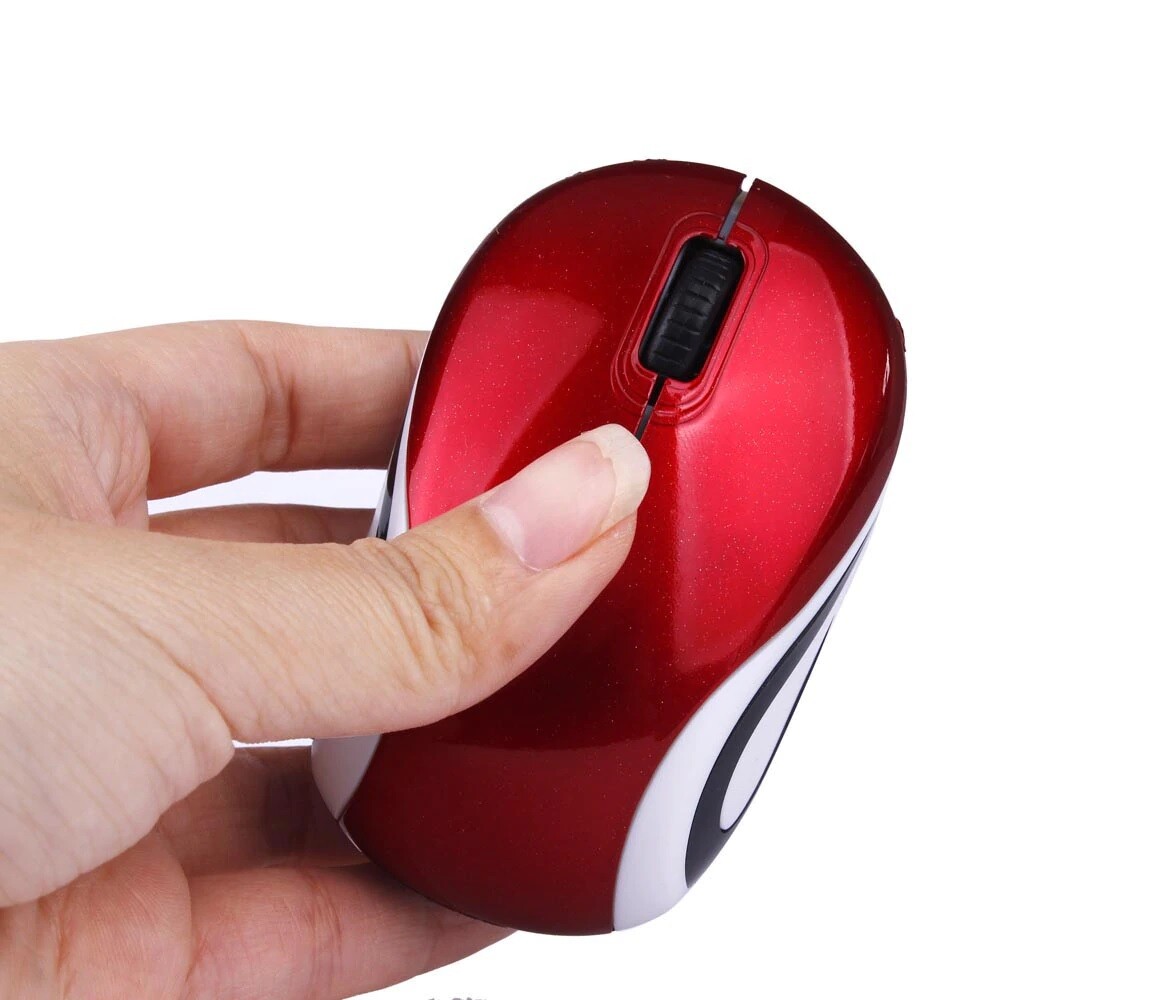 Fashion Cute MINI 2.4 GHz Wireless Optical Mouse Small Mice For PC Laptop