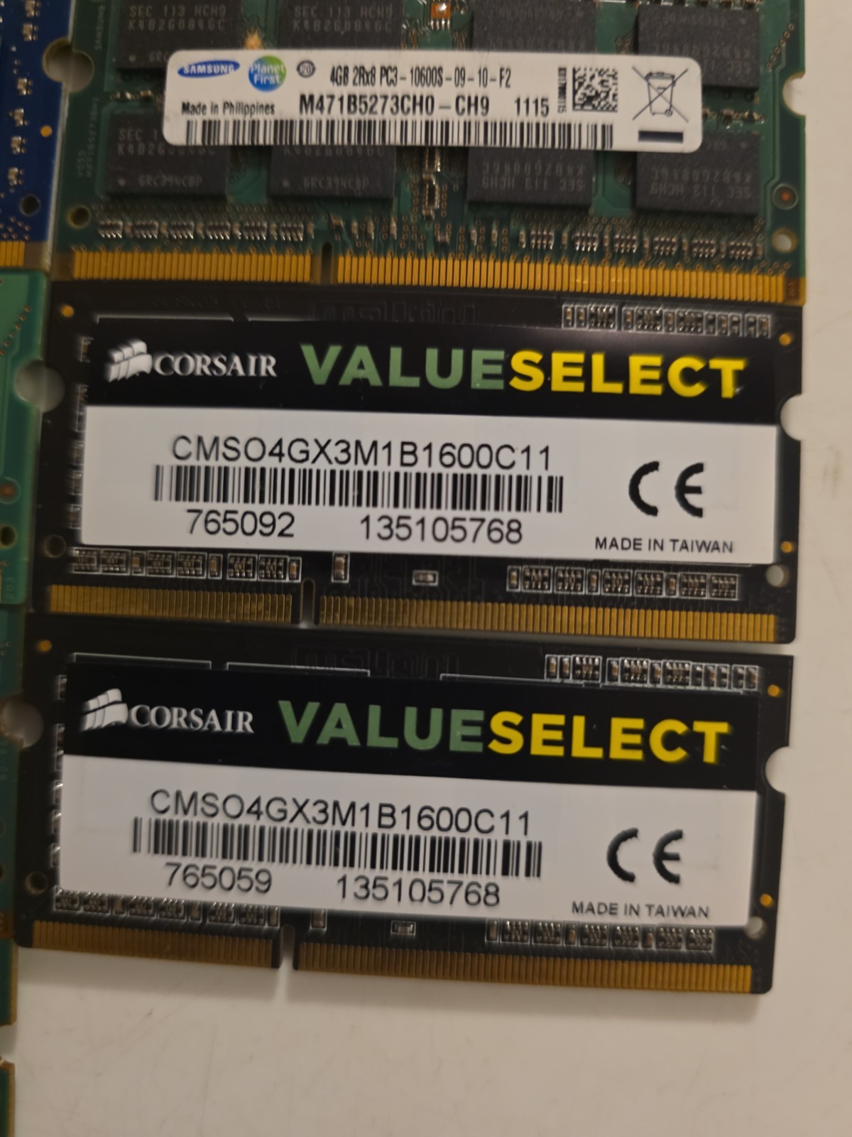 8GB (2x4GB) DDR3 DDR3L SO-DIMM Laptop Memory PC3-10600S PC3L-12800S Choose Brand