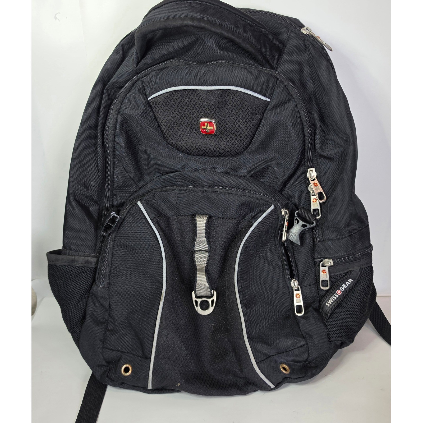 SwissGear 1900 ScanSmart TSA Laptop Backpack Black Travel Work School Bag